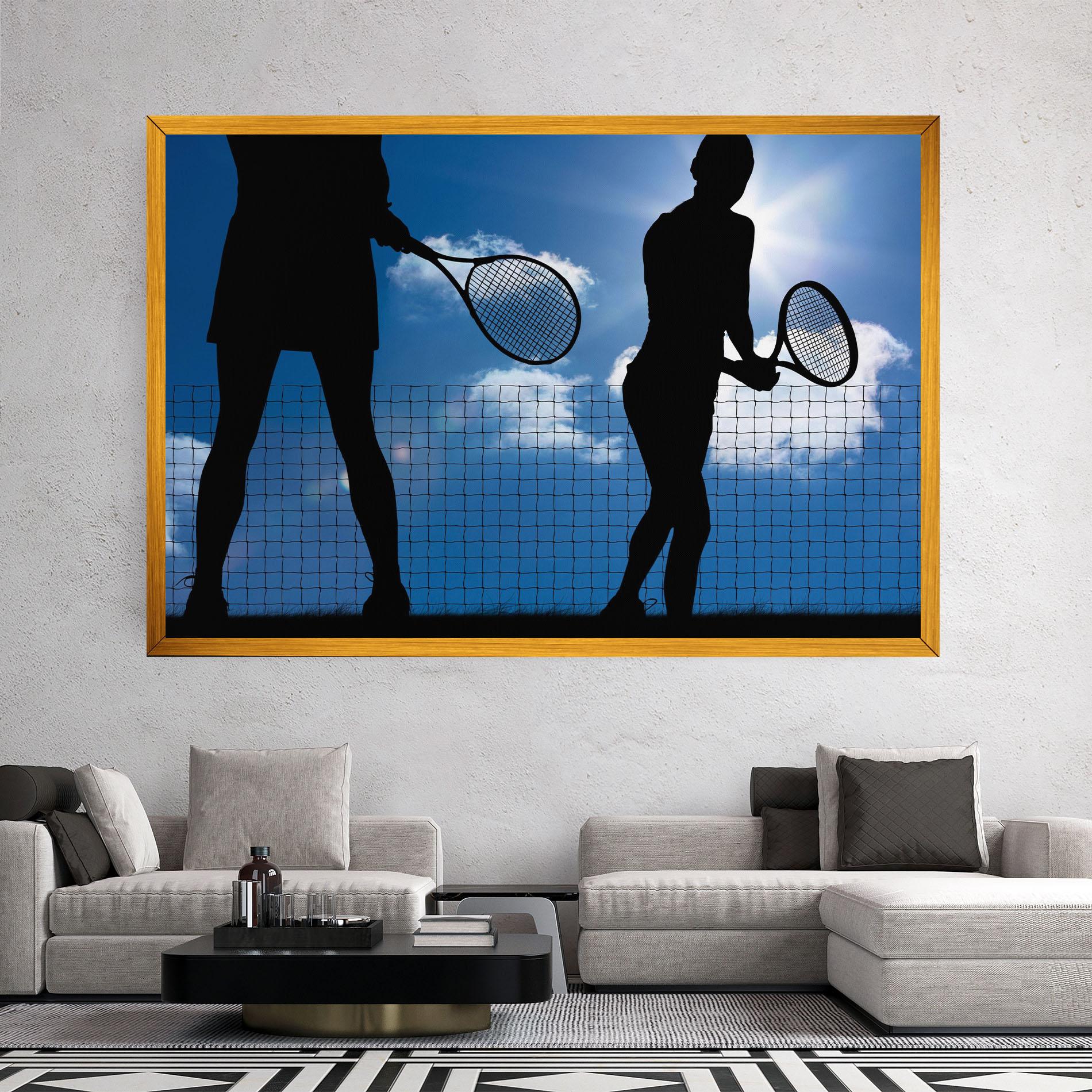 Tablou Canvas Blue Sky Tennis mockup 2