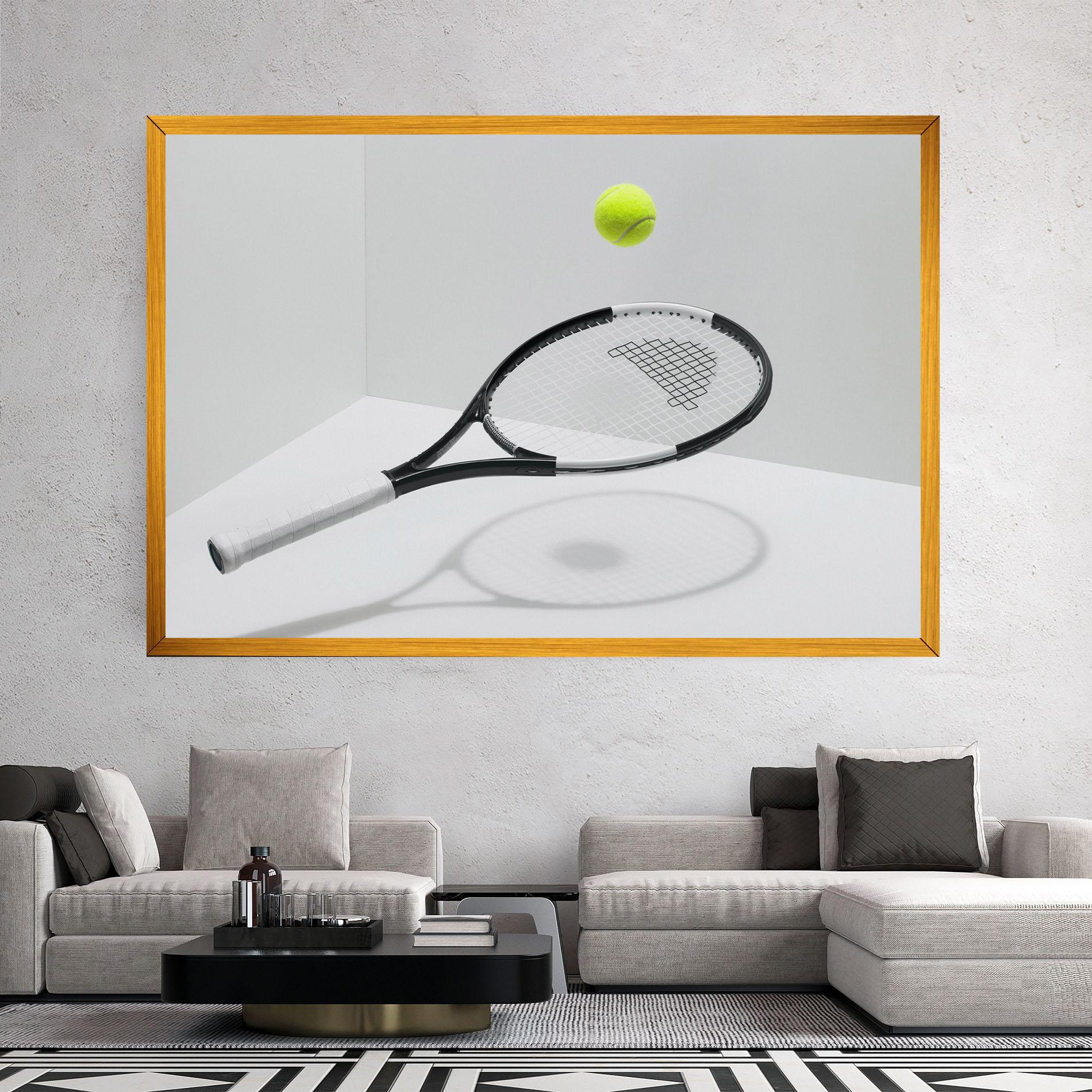 Tablou Canvas Floating Tennis Racket mockup 2