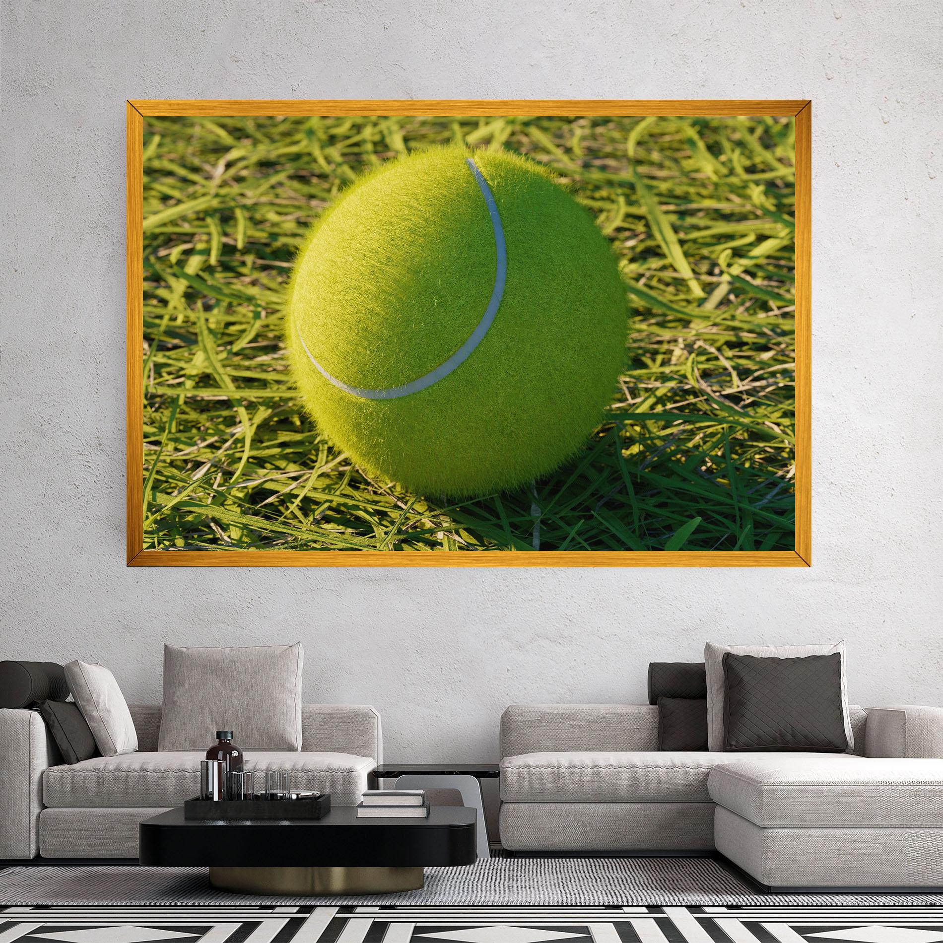 Tablou Canvas Green Tennis Ball mockup 2