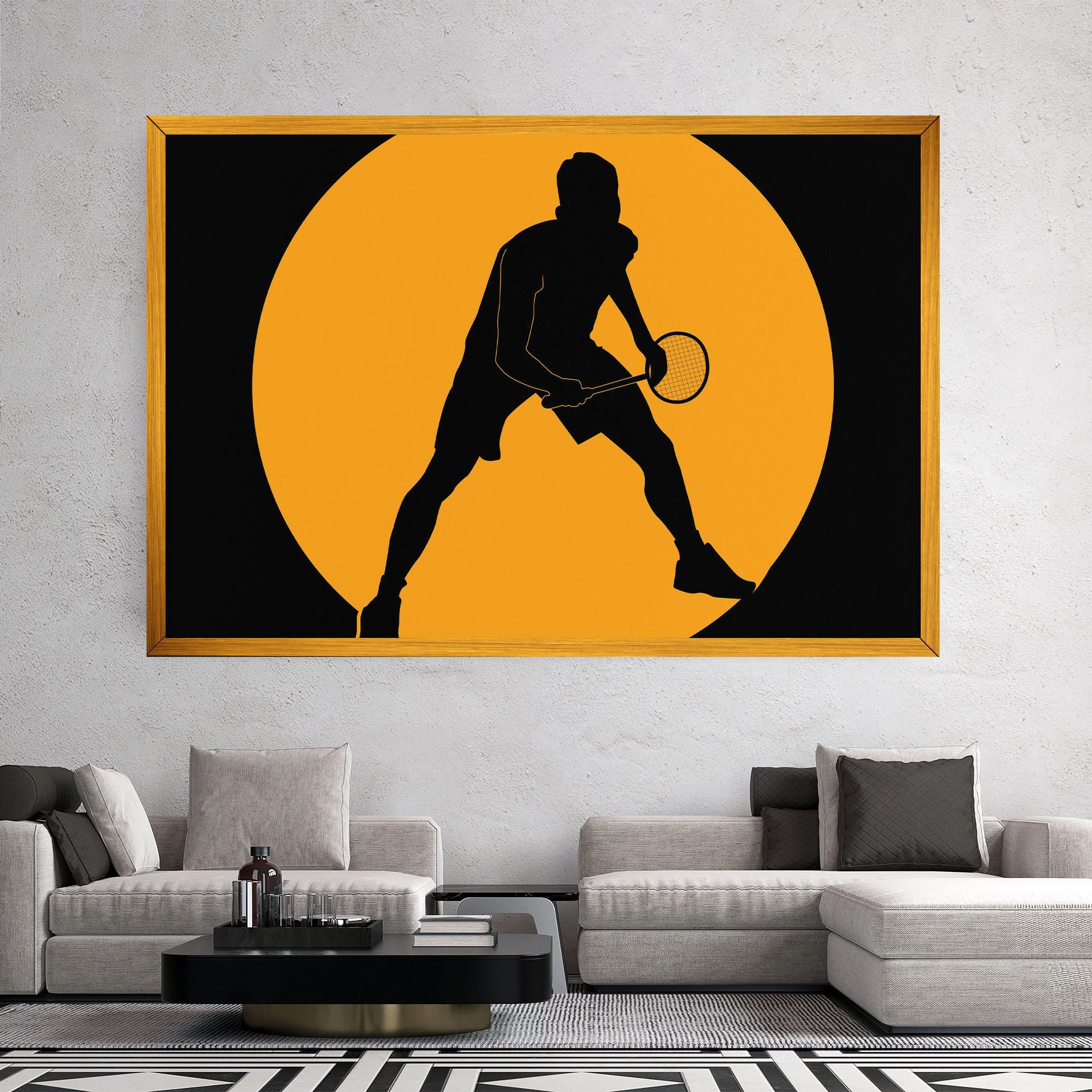 Tablou Canvas Orange Tennis mockup 2