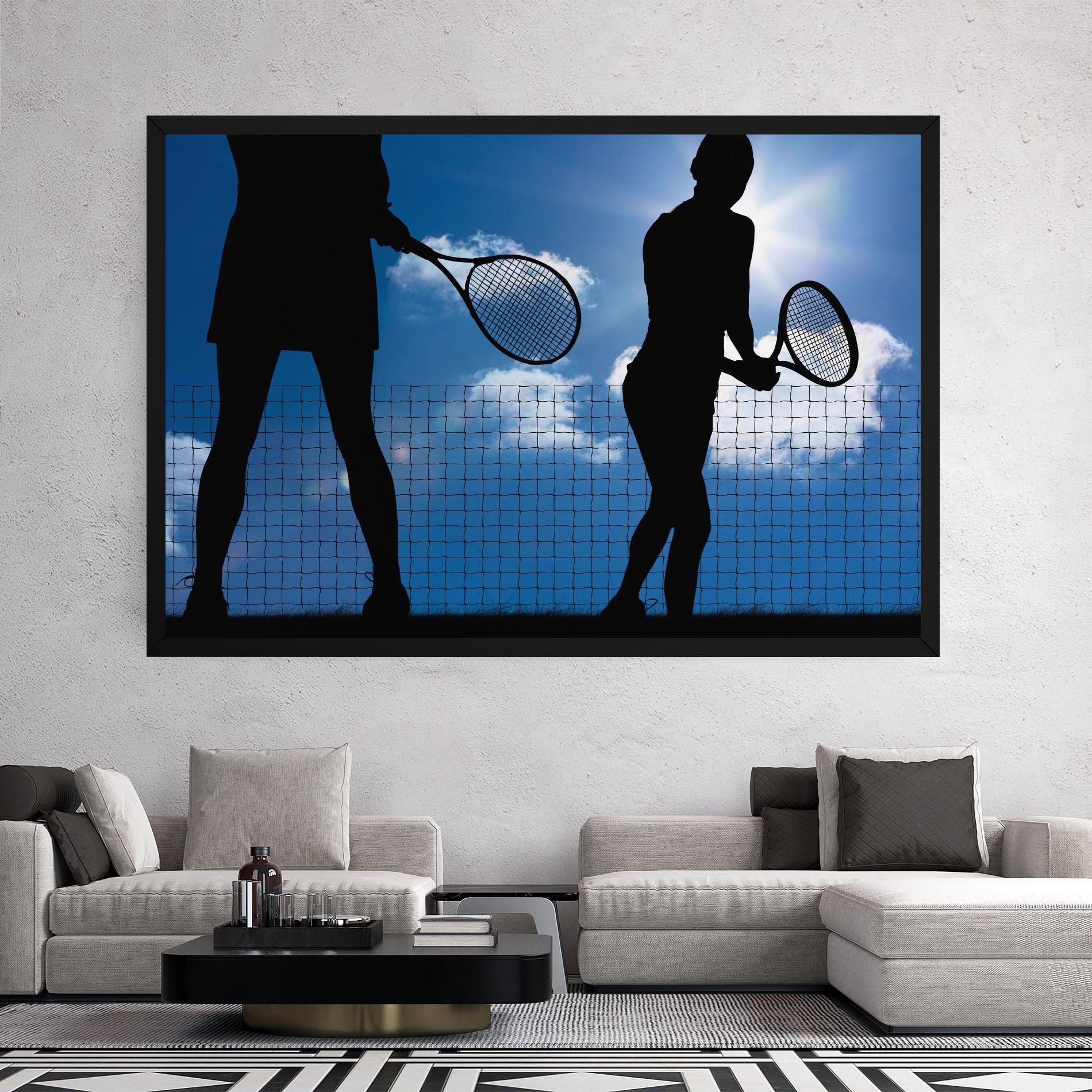 Tablou Canvas Blue Sky Tennis mockup 2