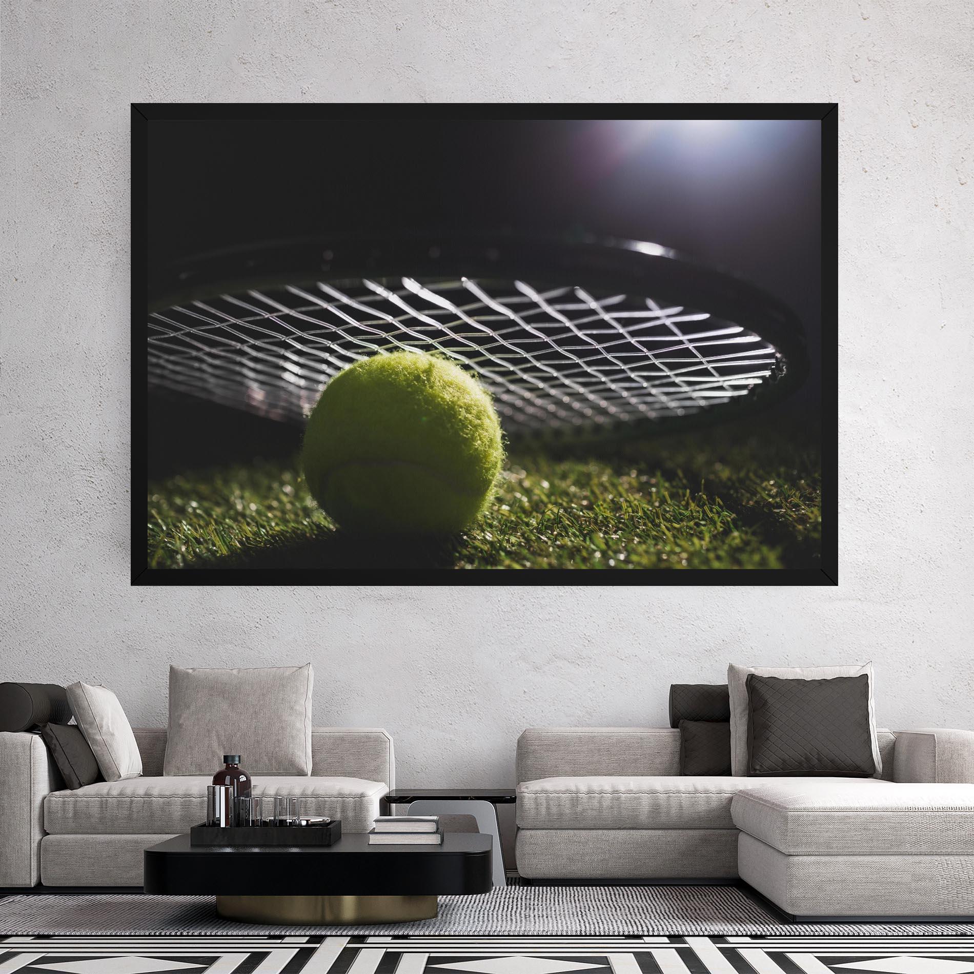 Tablou Canvas Close Up Tennis Ball mockup 2