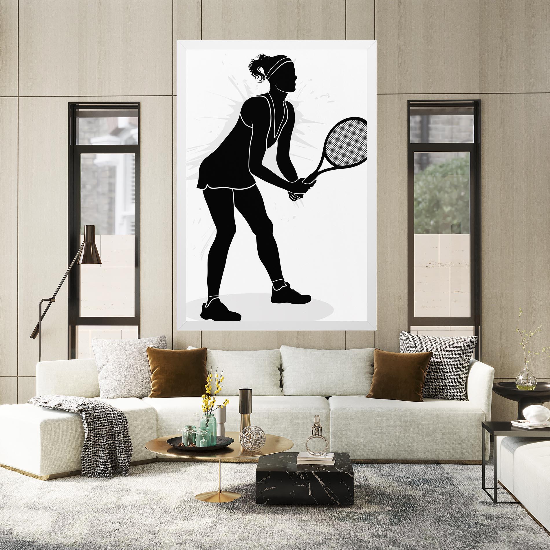 Tablou Canvas Female Tennis Player mockup 2