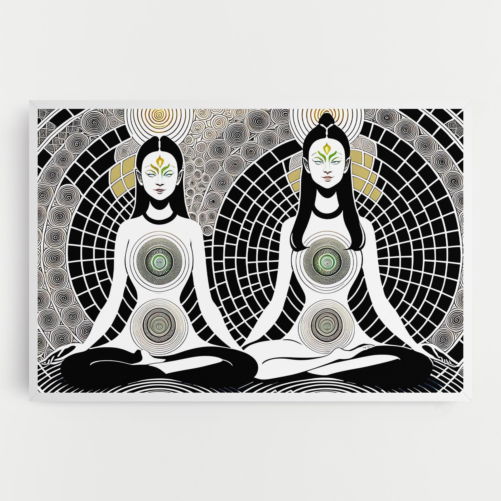 Tablou Canvas Clolorful Meditation mockup 0