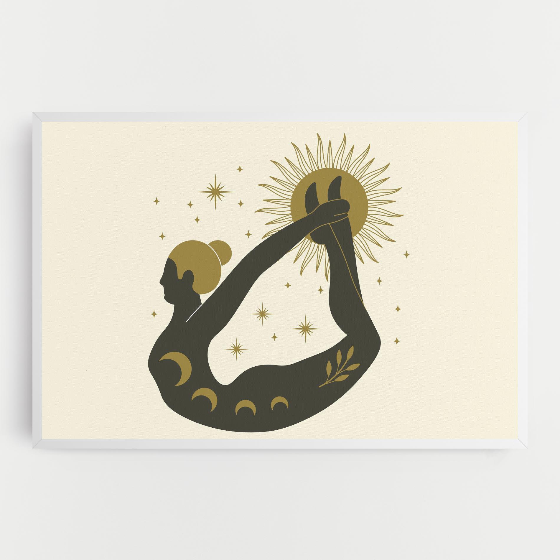 Tablou Canvas Dhanurasana mockup 0