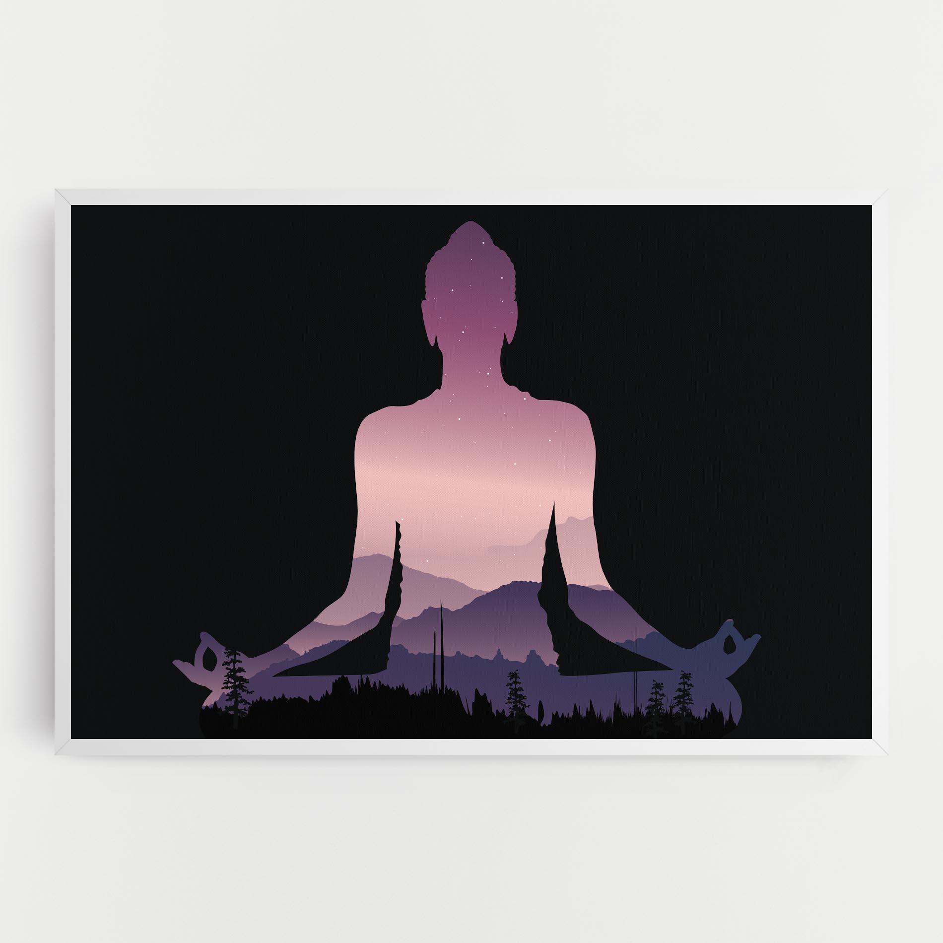 Tablou Canvas Forest Star Yoga mockup 0