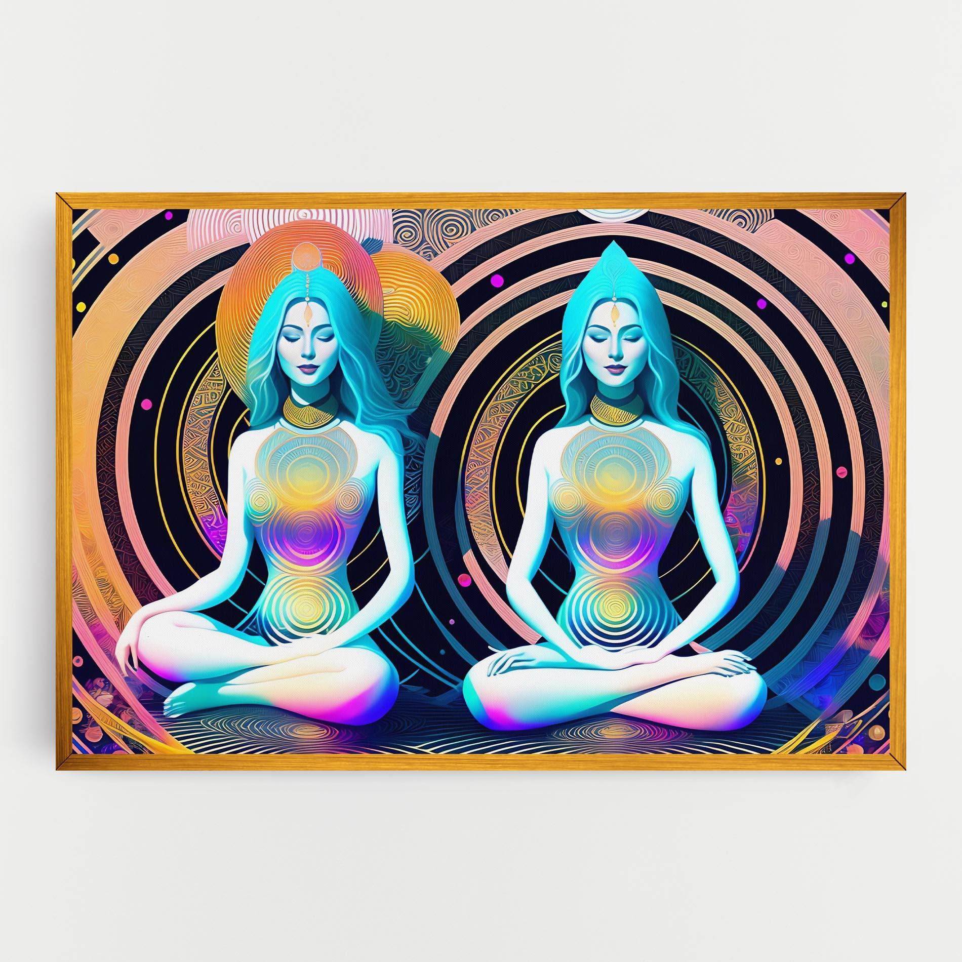 Tablou Canvas Clolorful Illustrations mockup 0