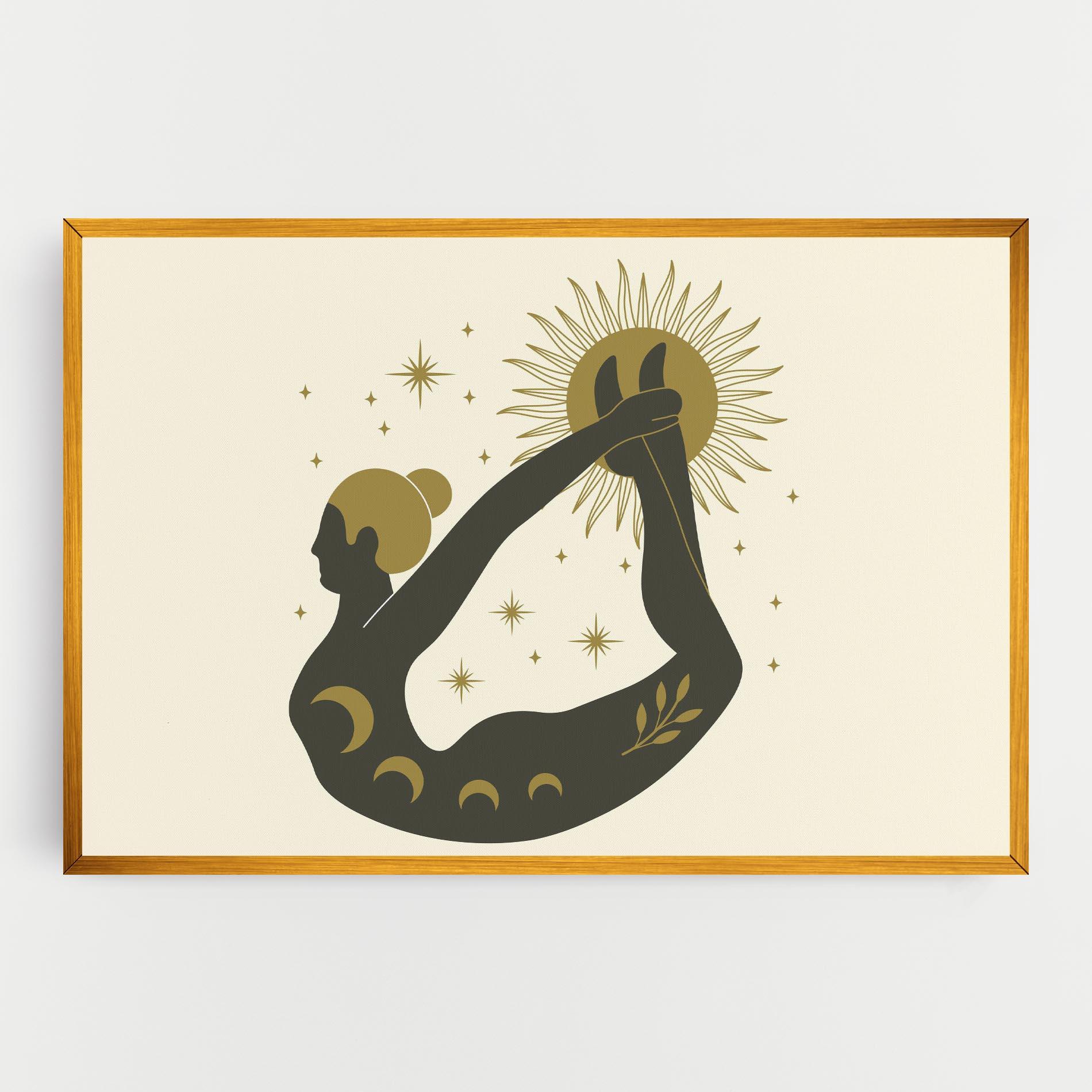 Tablou Canvas Dhanurasana mockup 0