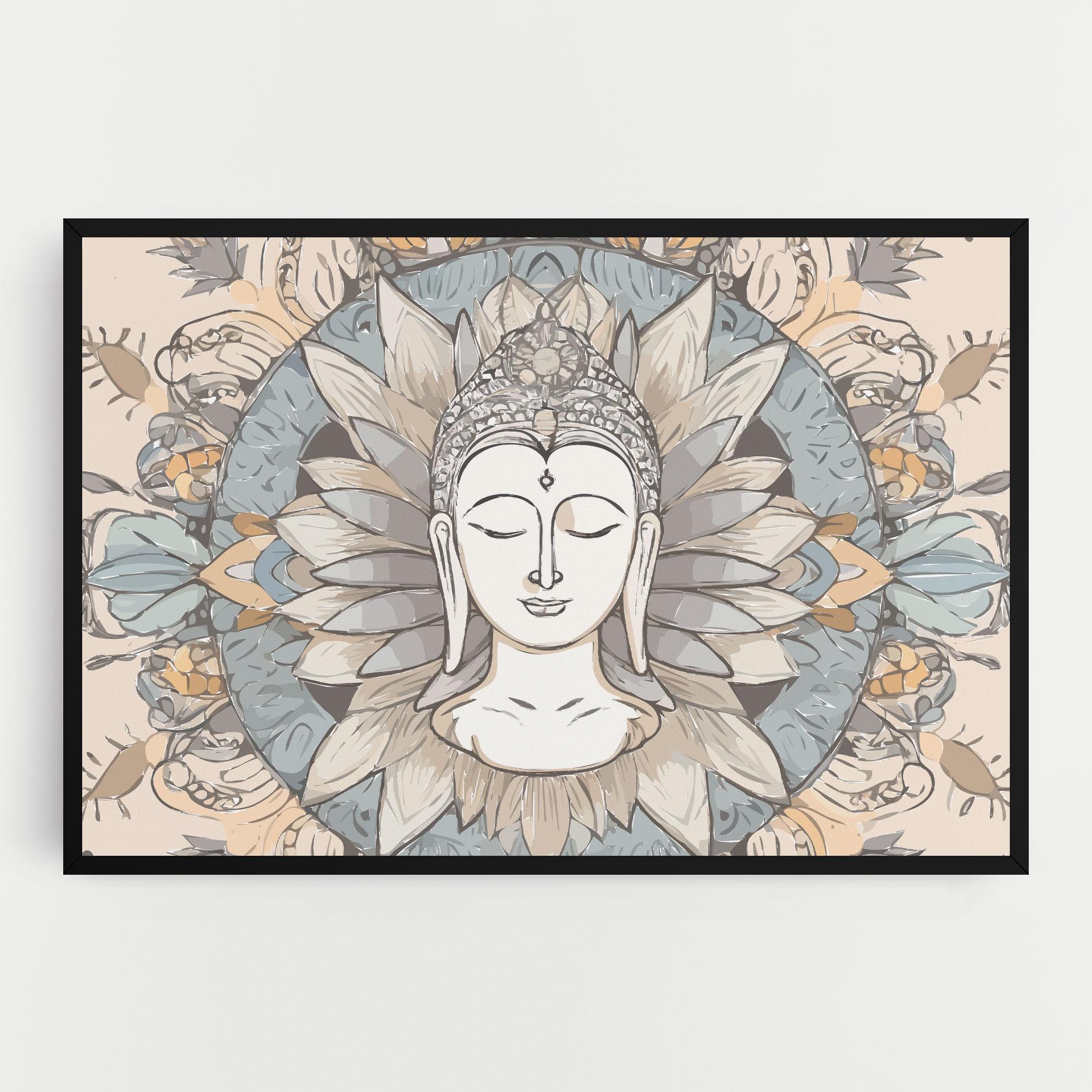 Tablou Canvas Boho Element mockup 0