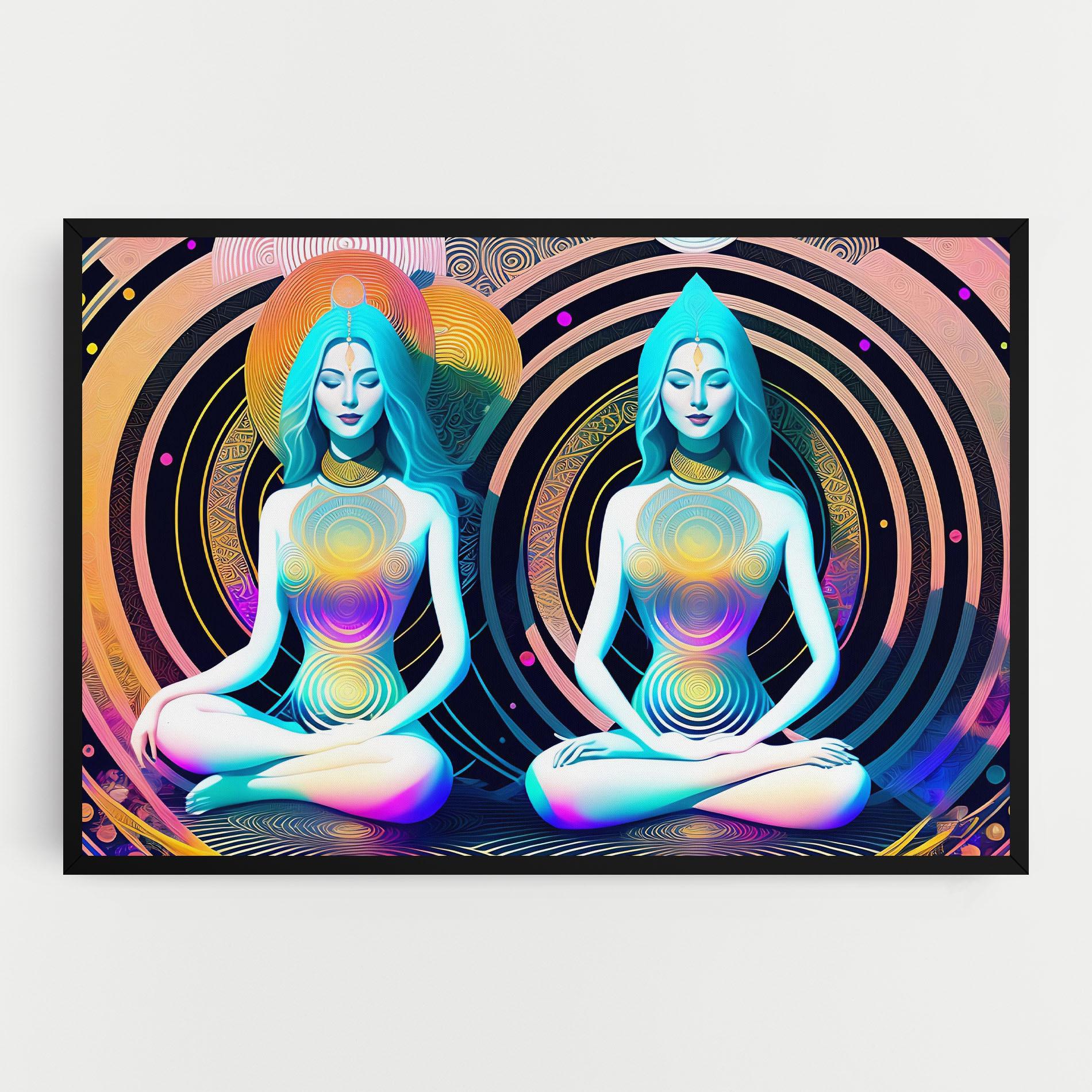 Tablou Canvas Clolorful Illustrations mockup 0