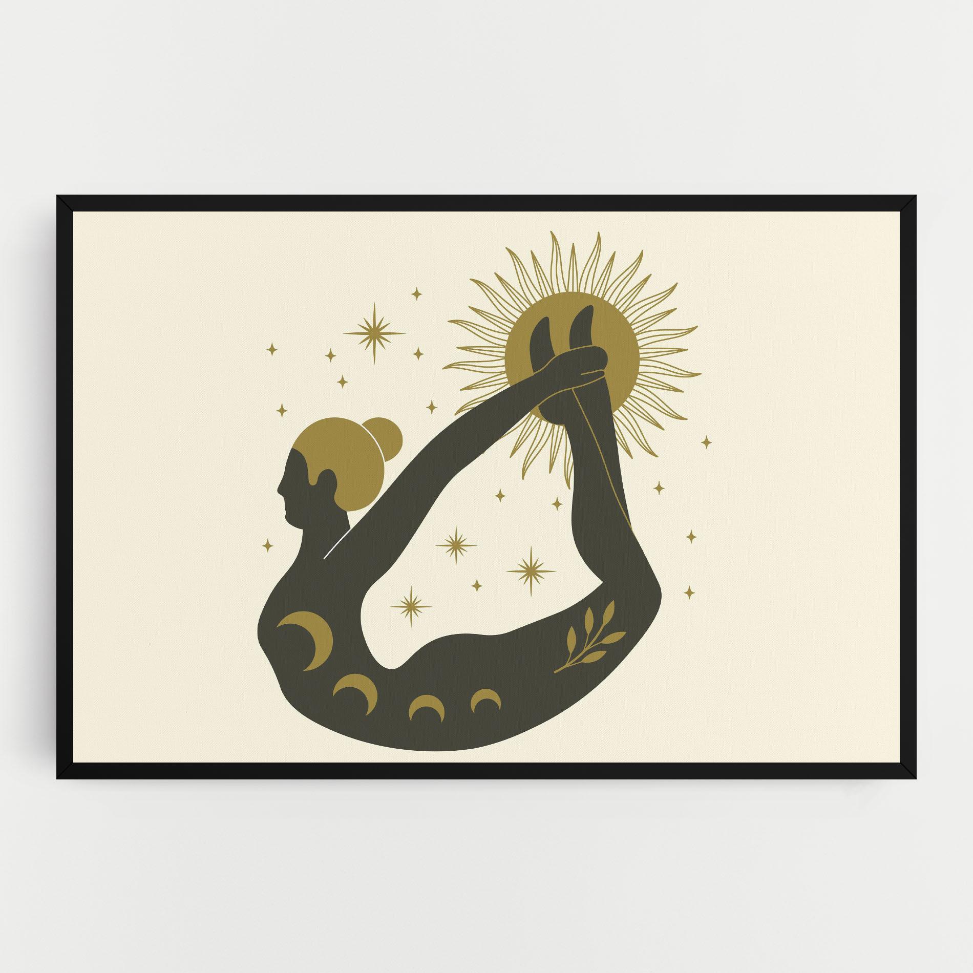 Tablou Canvas Dhanurasana mockup 0