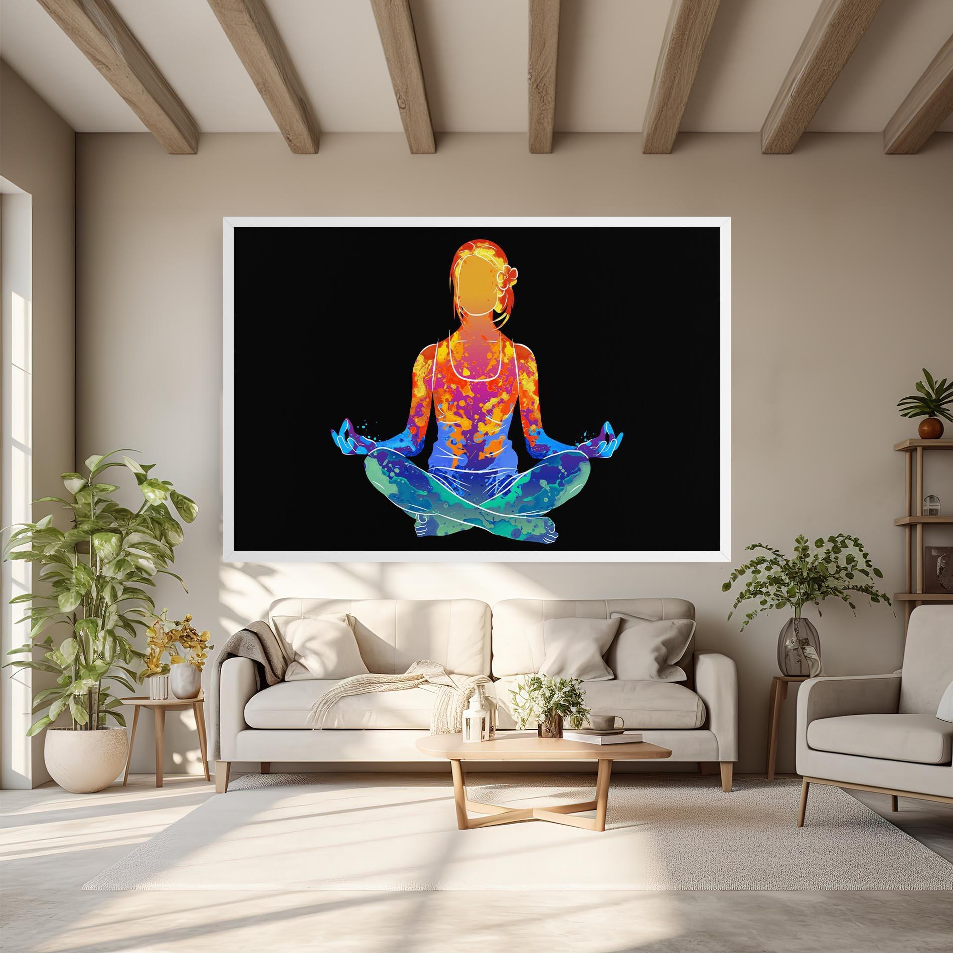 Tablou Canvas Colorful Meditation mockup 6