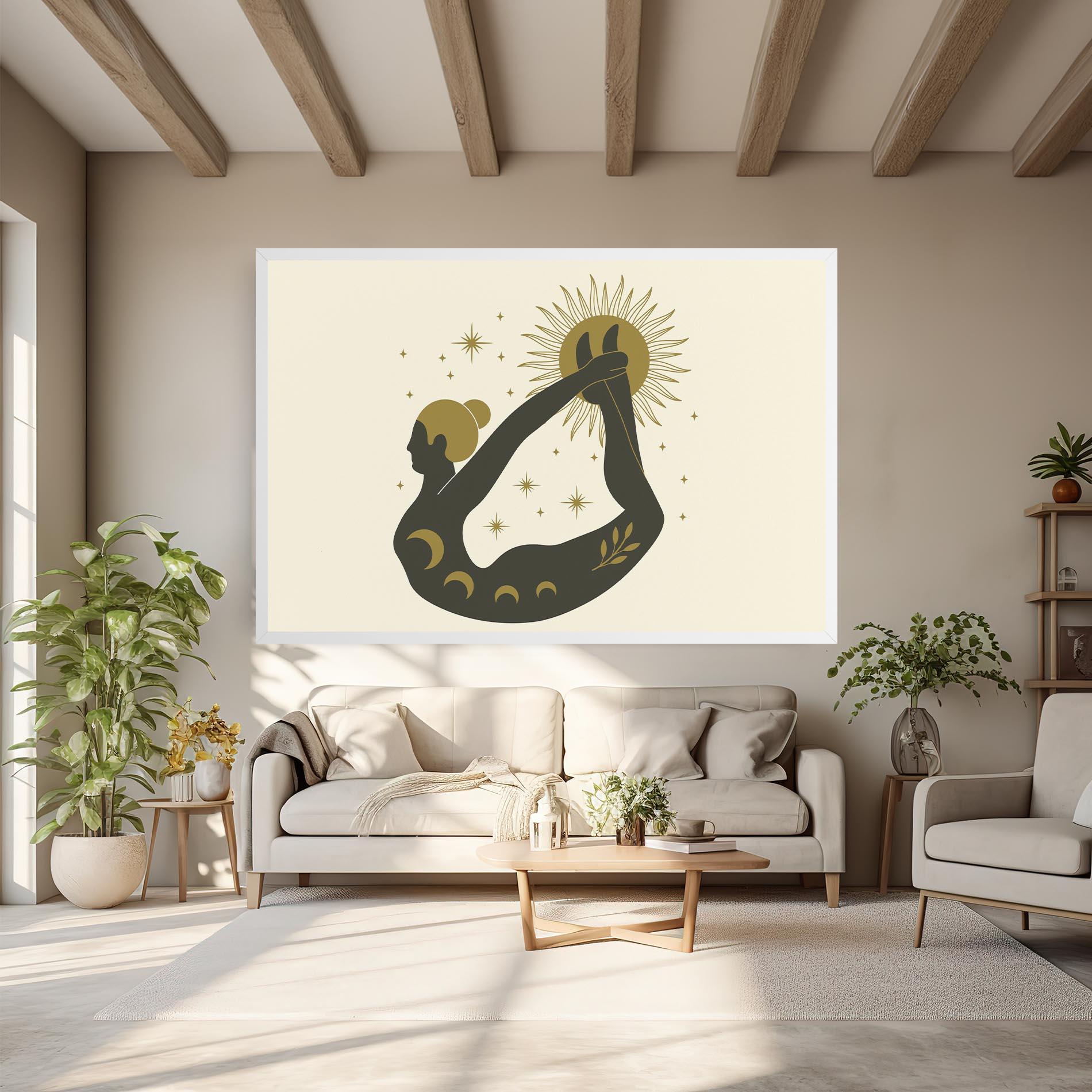 Tablou Canvas Dhanurasana mockup 6