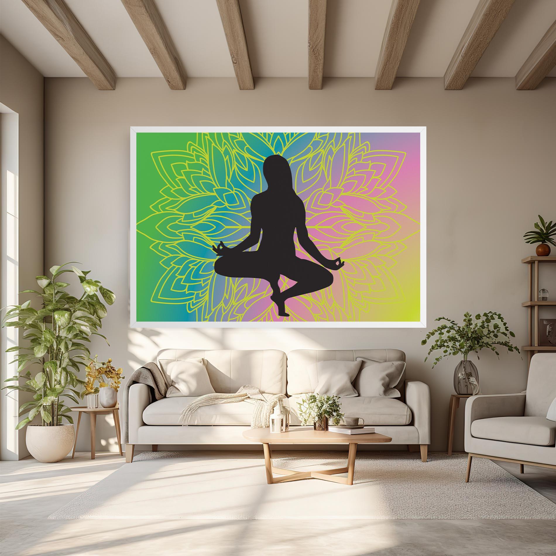 Tablou Canvas Peace Yoga 01 mockup 6