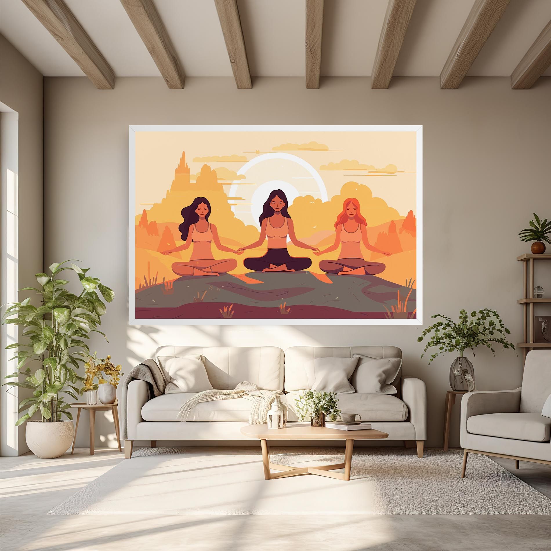 Three Yoga Girls mockup 6
