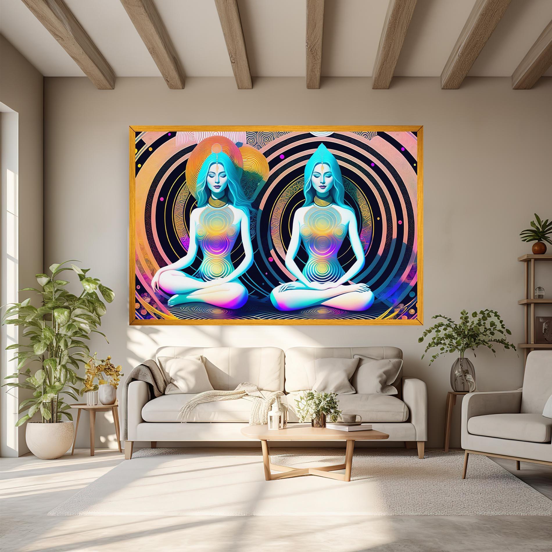 Tablou Canvas Clolorful Illustrations mockup 6