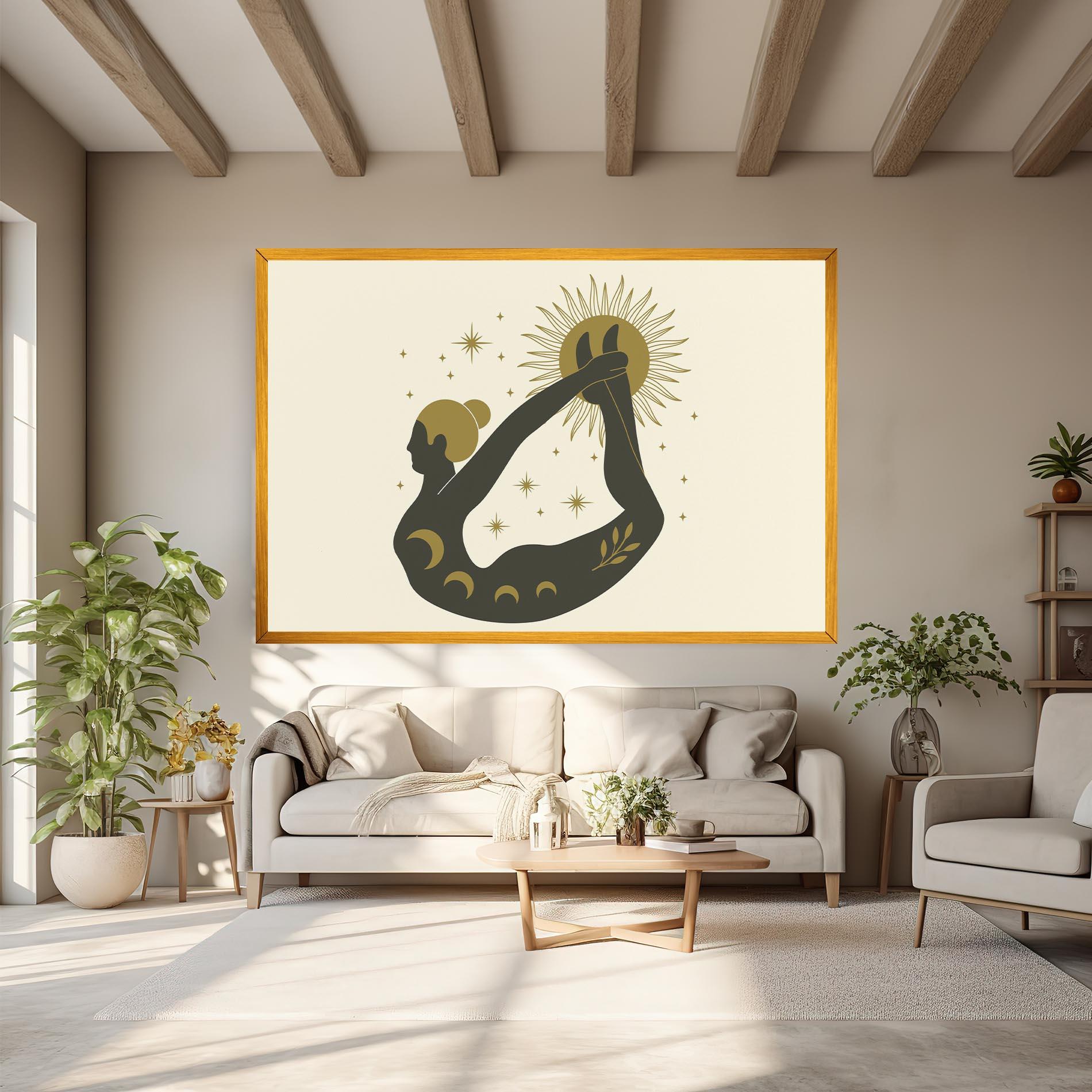 Tablou Canvas Dhanurasana mockup 6