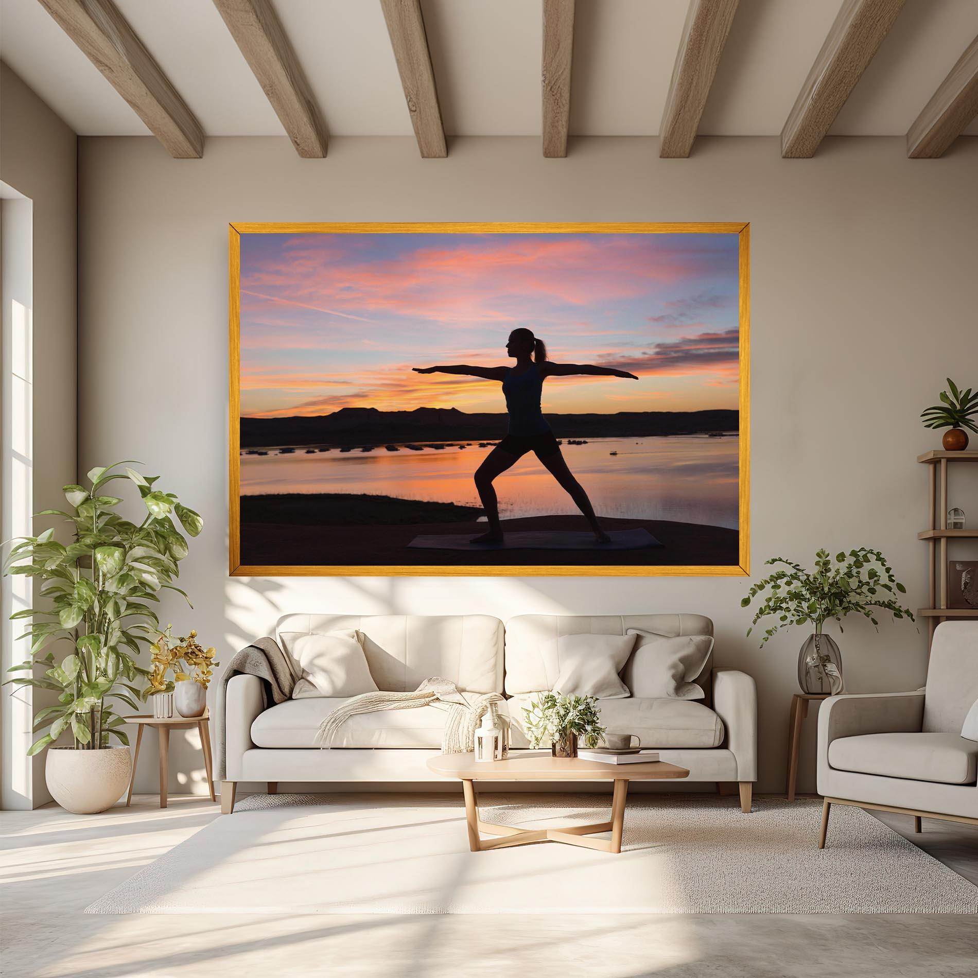 Tablou Canvas Morning Yoga mockup 6