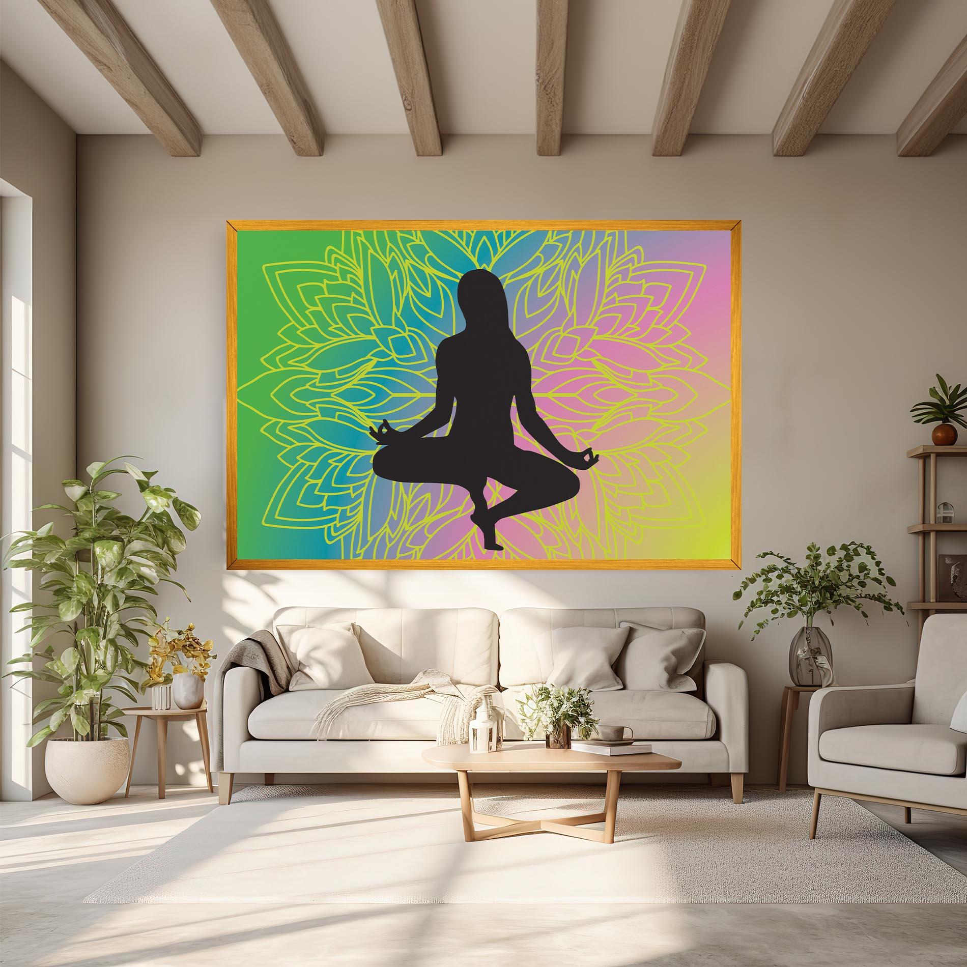 Tablou Canvas Peace Yoga 01 mockup 6