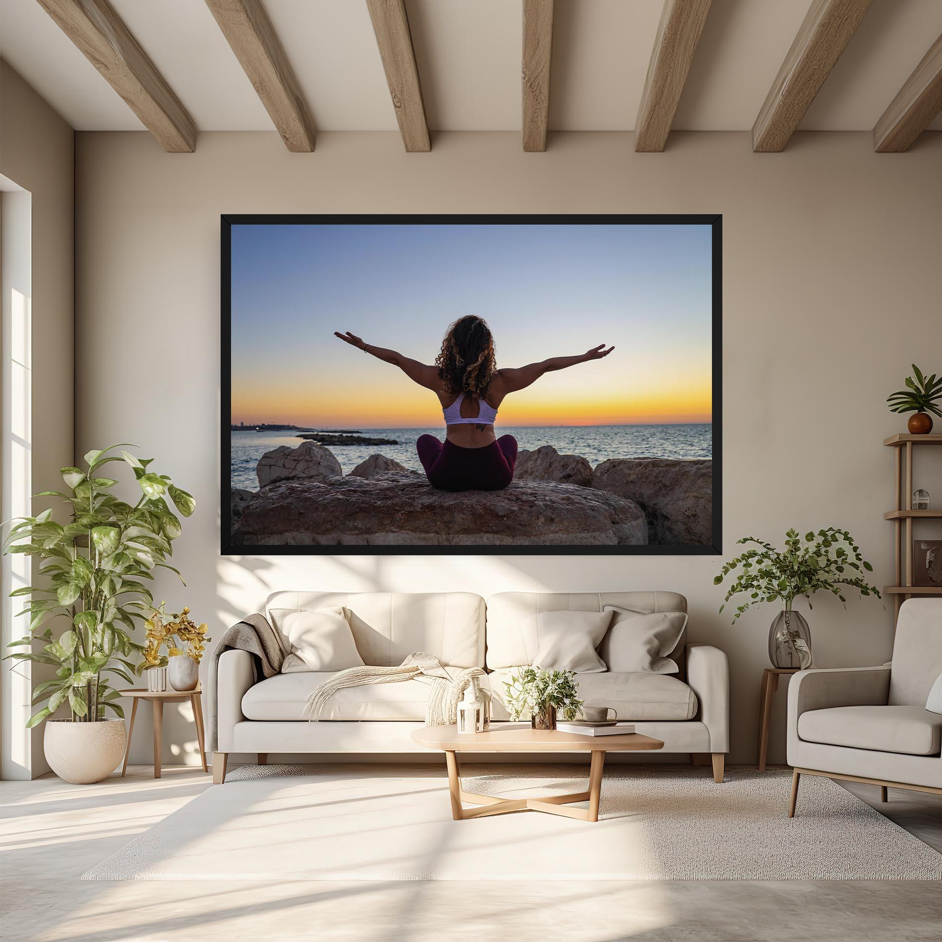 Tablou Canvas Calm Asana mockup 6