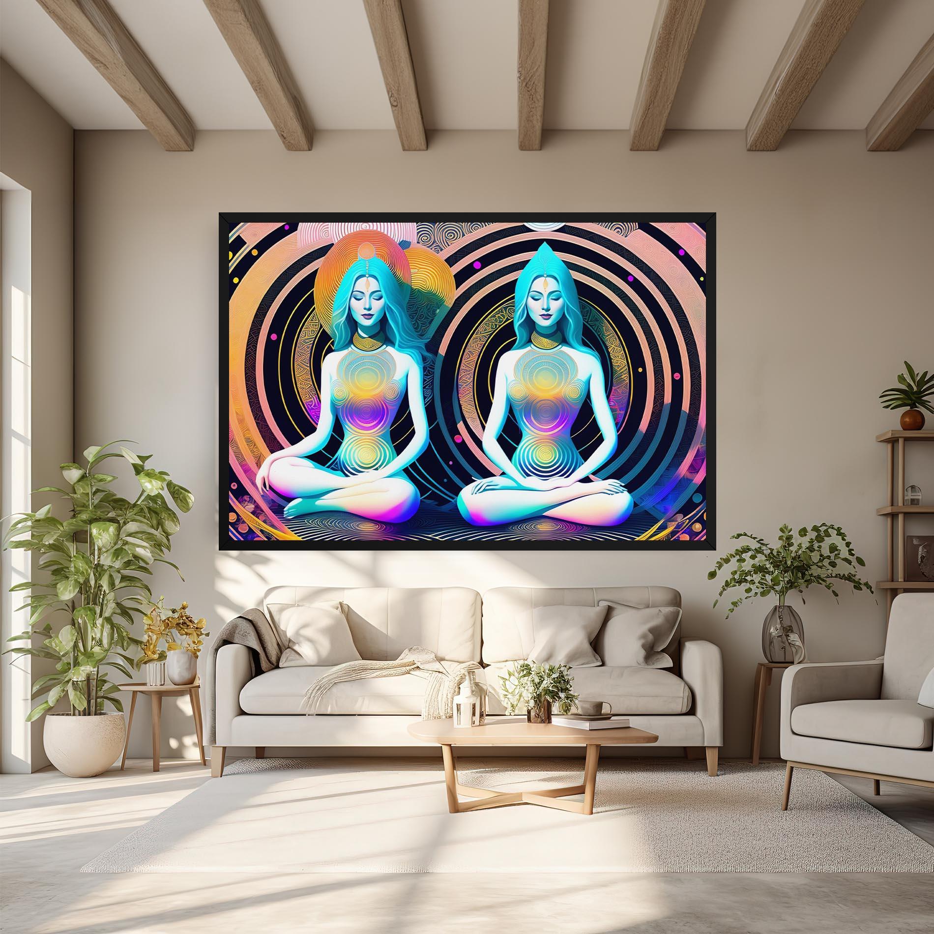 Tablou Canvas Clolorful Illustrations mockup 6