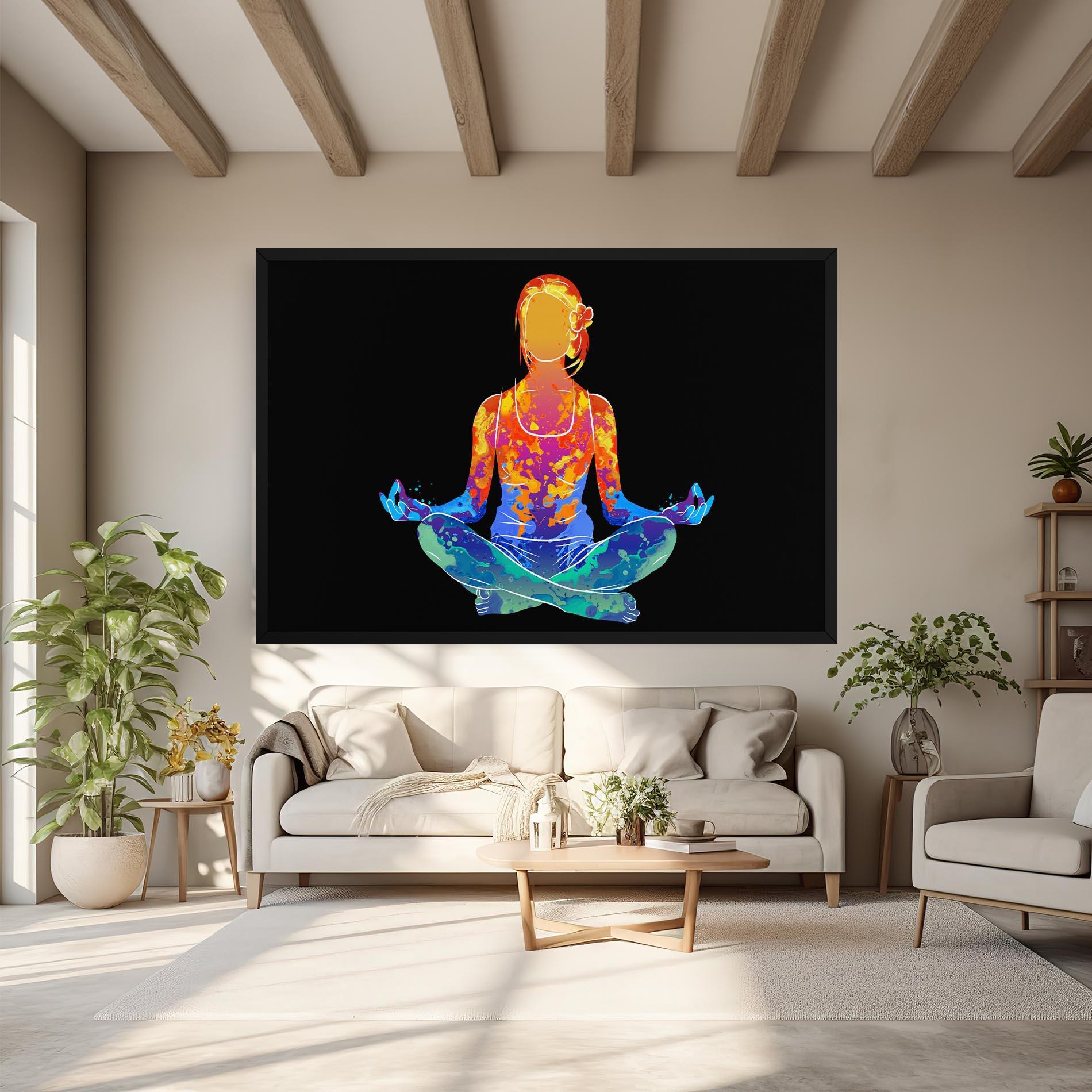 Tablou Canvas Colorful Meditation mockup 6