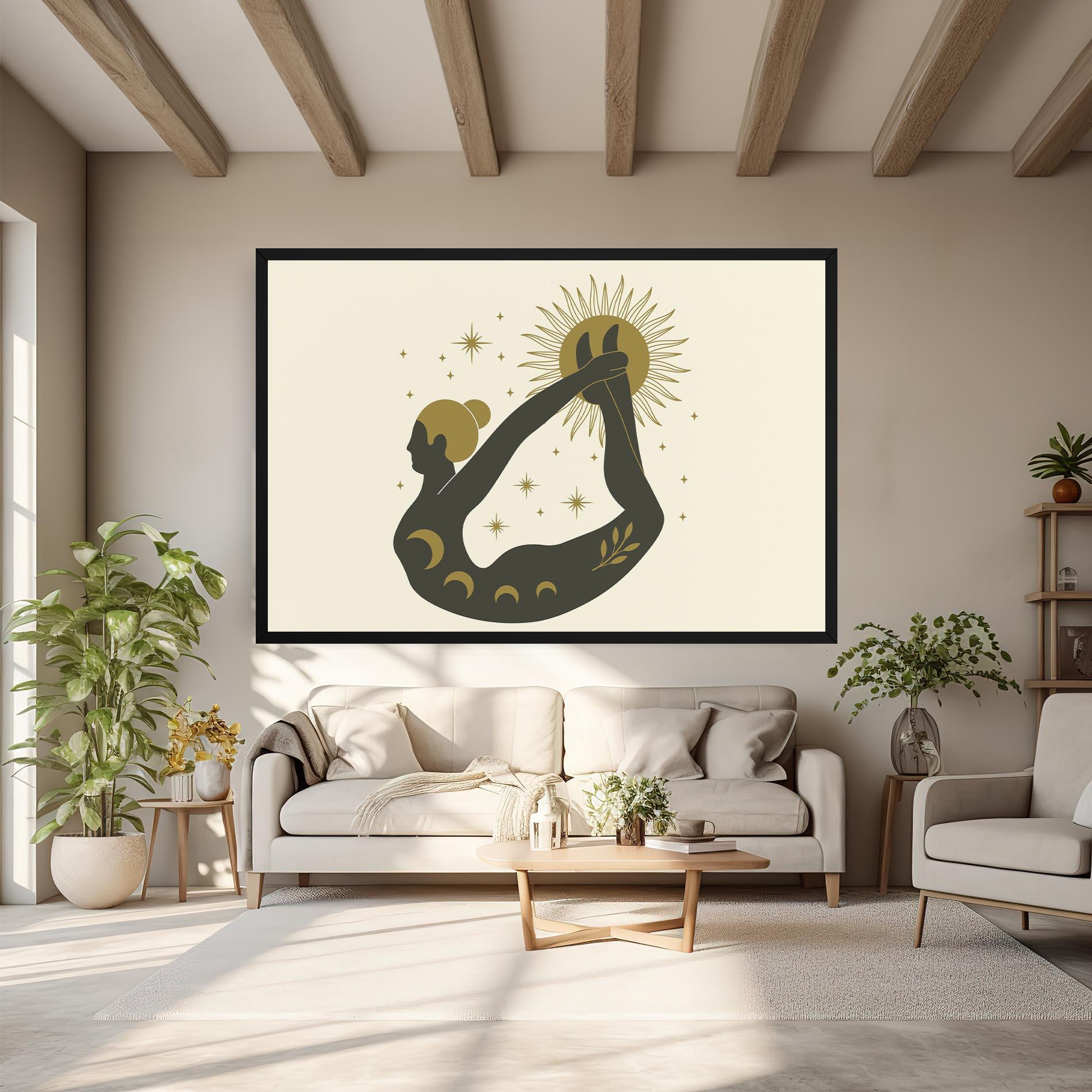 Tablou Canvas Dhanurasana mockup 6