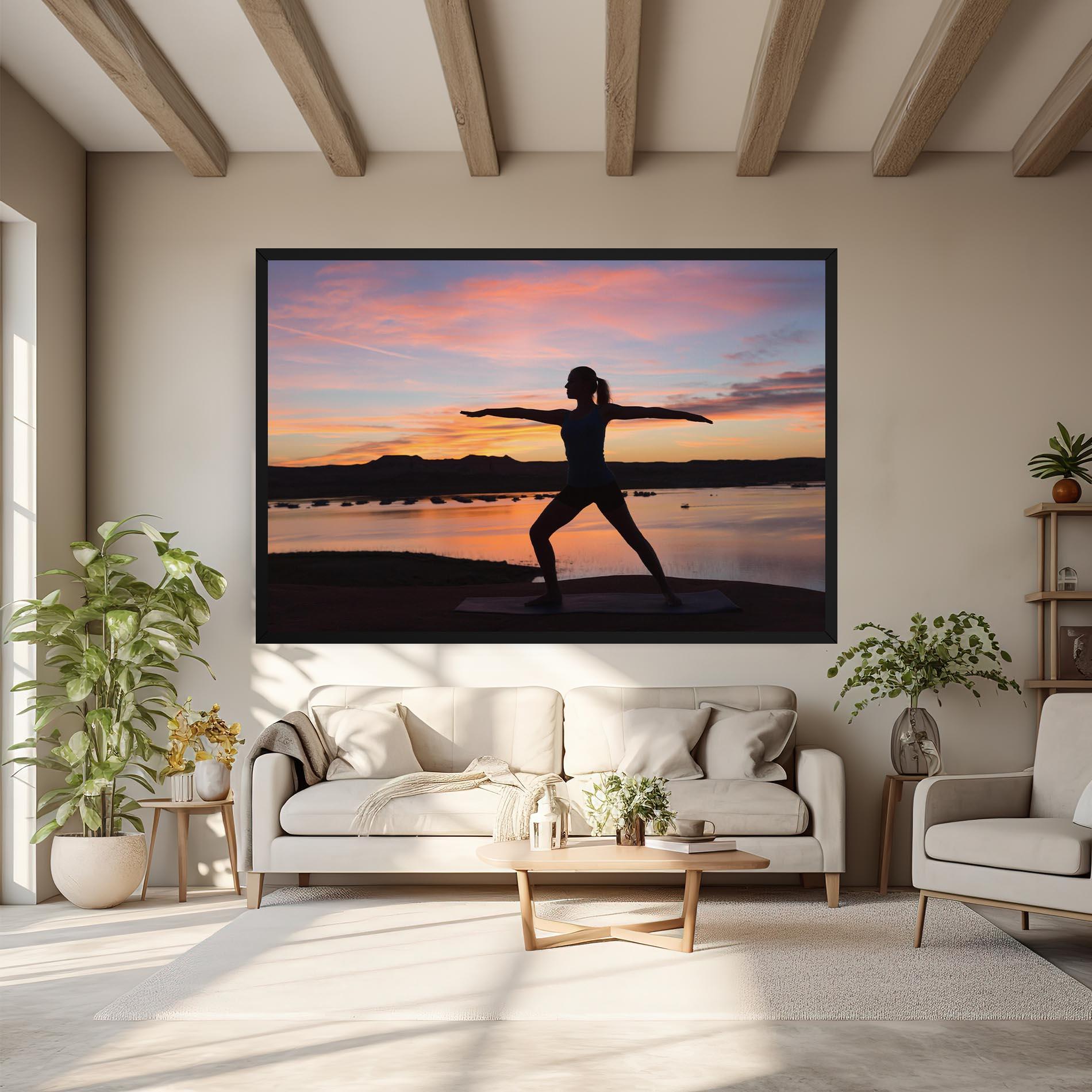 Tablou Canvas Morning Yoga mockup 6