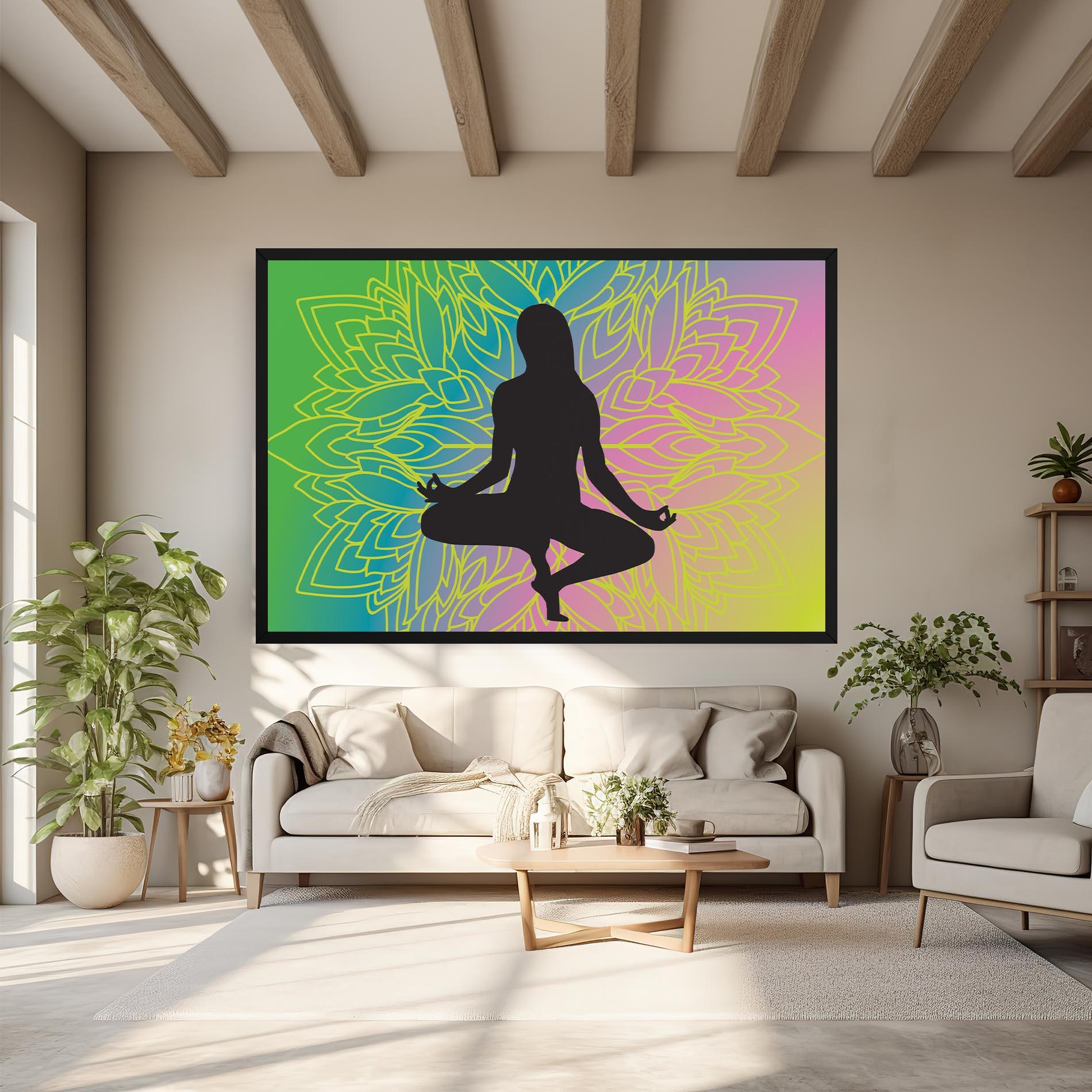 Tablou Canvas Peace Yoga 01 mockup 6