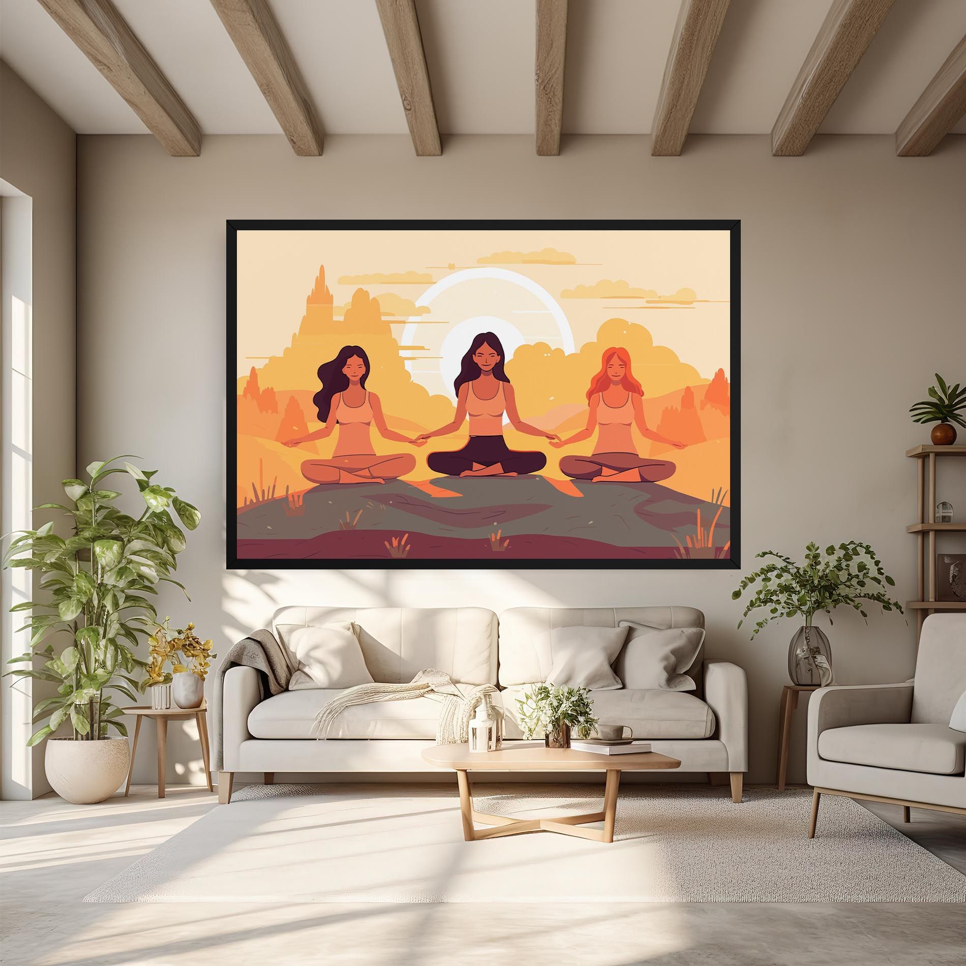Three Yoga Girls mockup 6