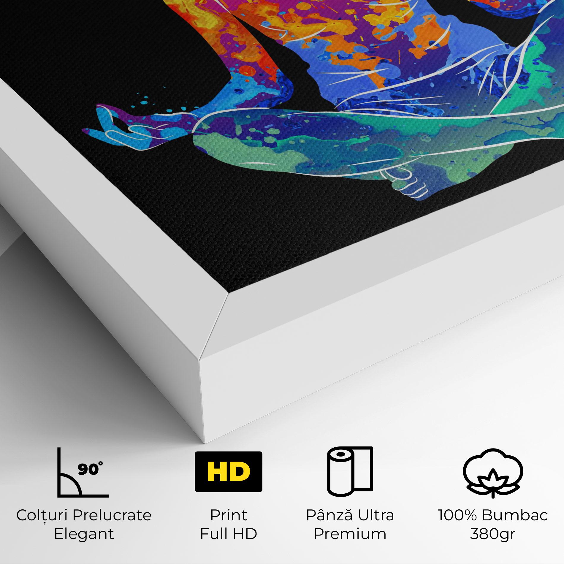 Tablou Canvas Colorful Meditation mockup 4