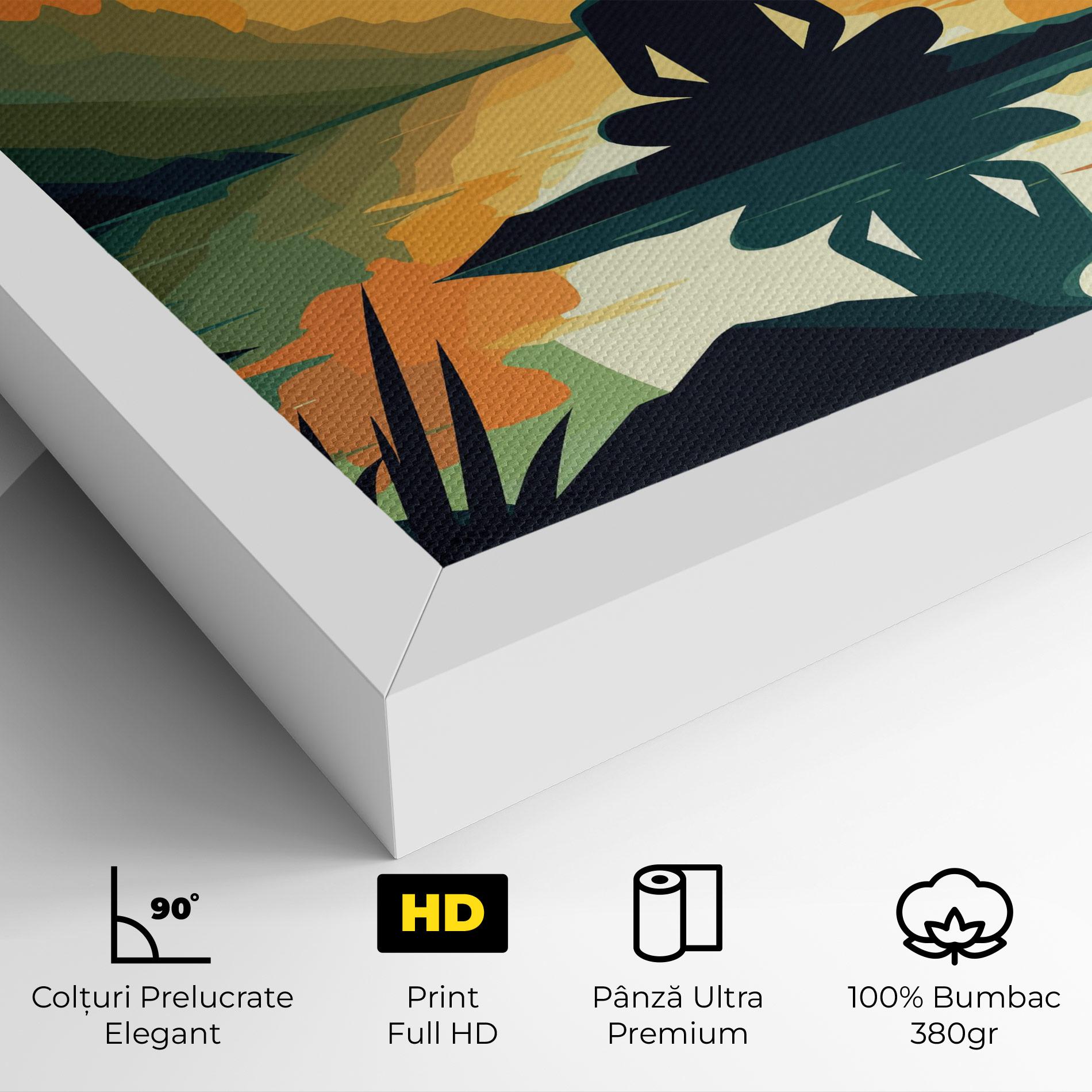 Tablou Canvas Forest Yoga mockup 4