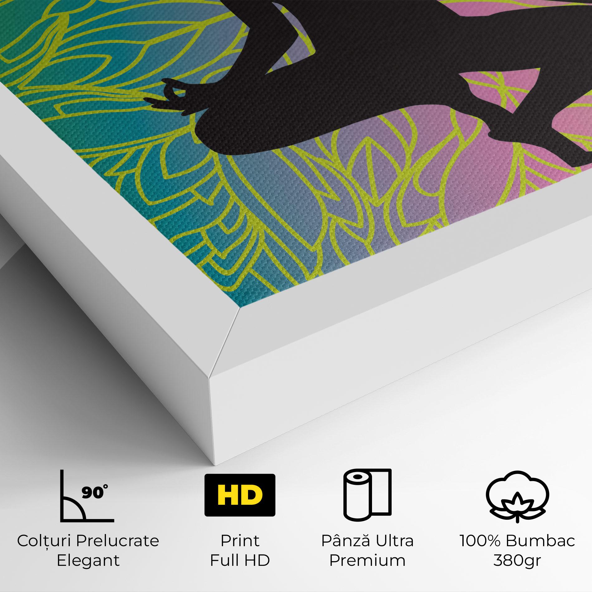 Tablou Canvas Peace Yoga 01 mockup 4