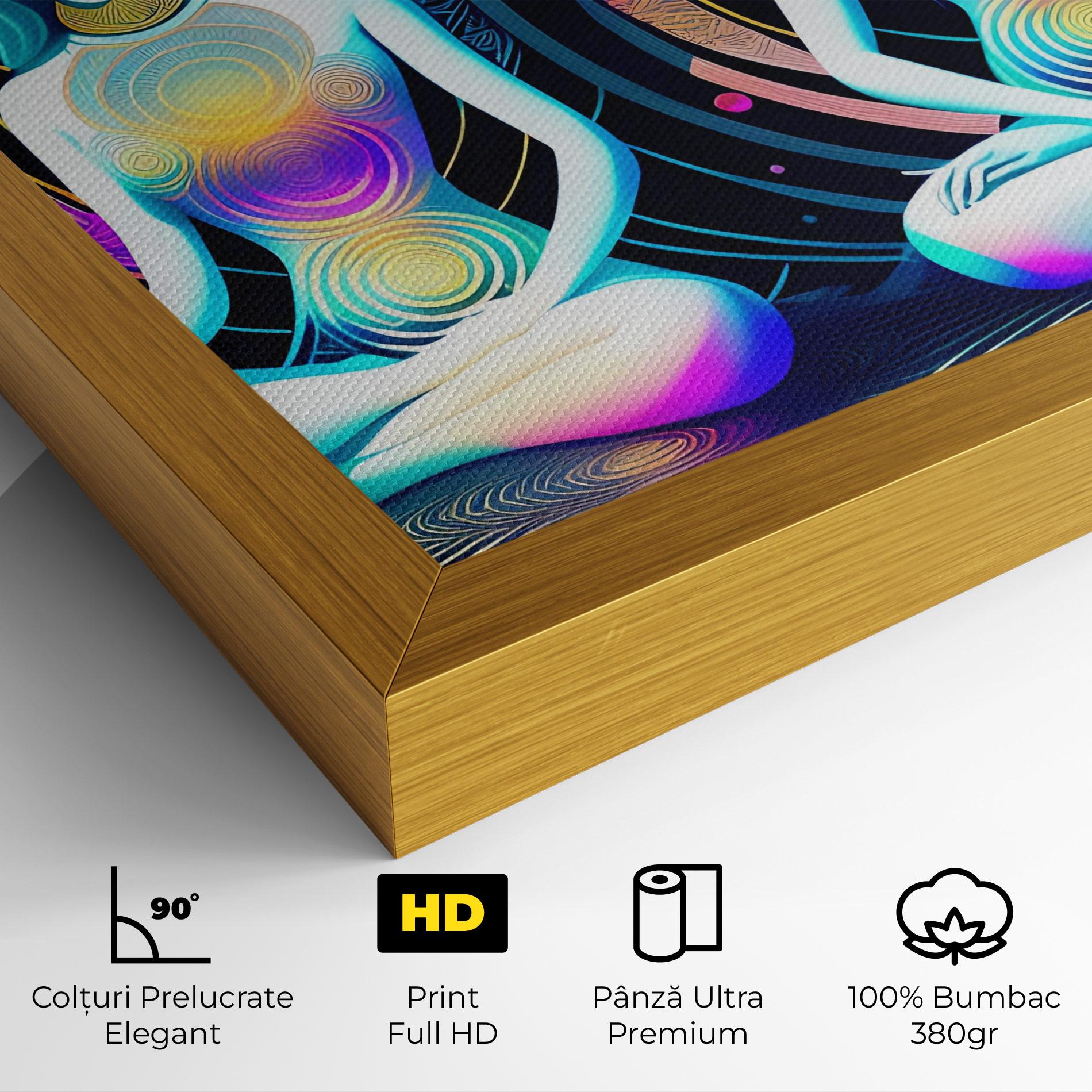 Tablou Canvas Clolorful Illustrations mockup 4