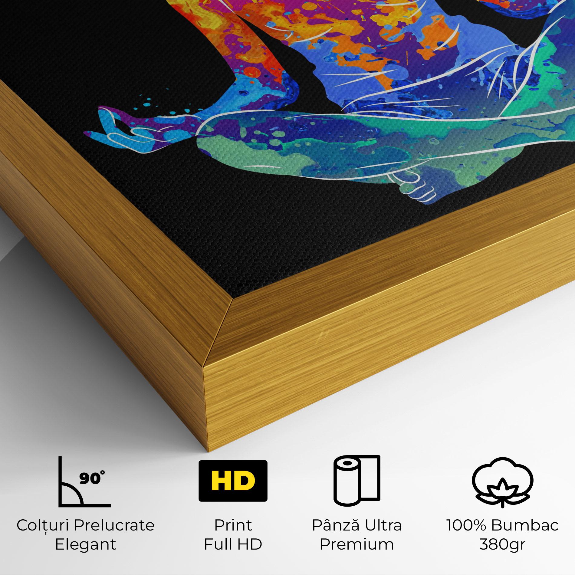 Tablou Canvas Colorful Meditation mockup 4