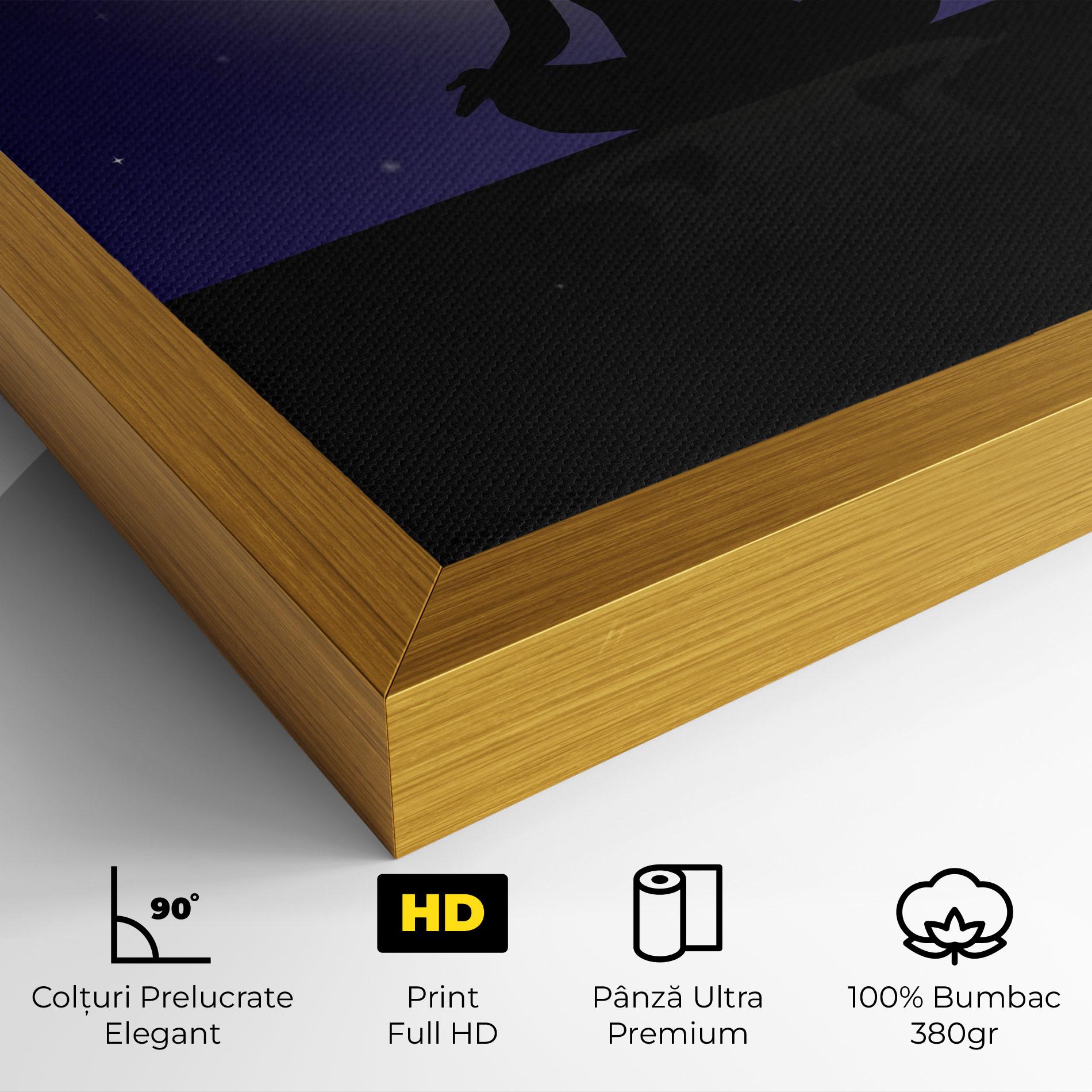 Tablou Canvas Full Moon Yoga mockup 4