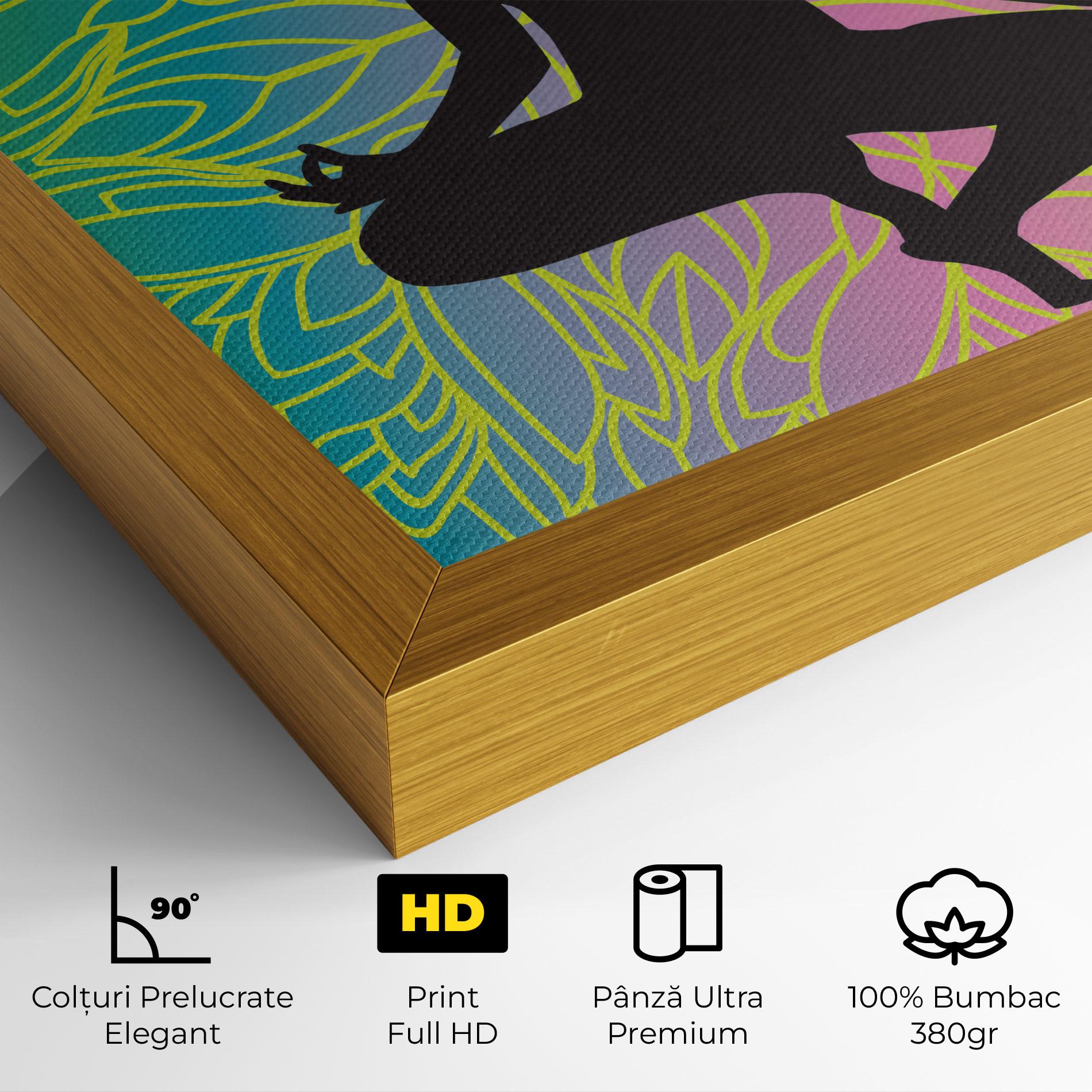 Tablou Canvas Peace Yoga 01 mockup 4