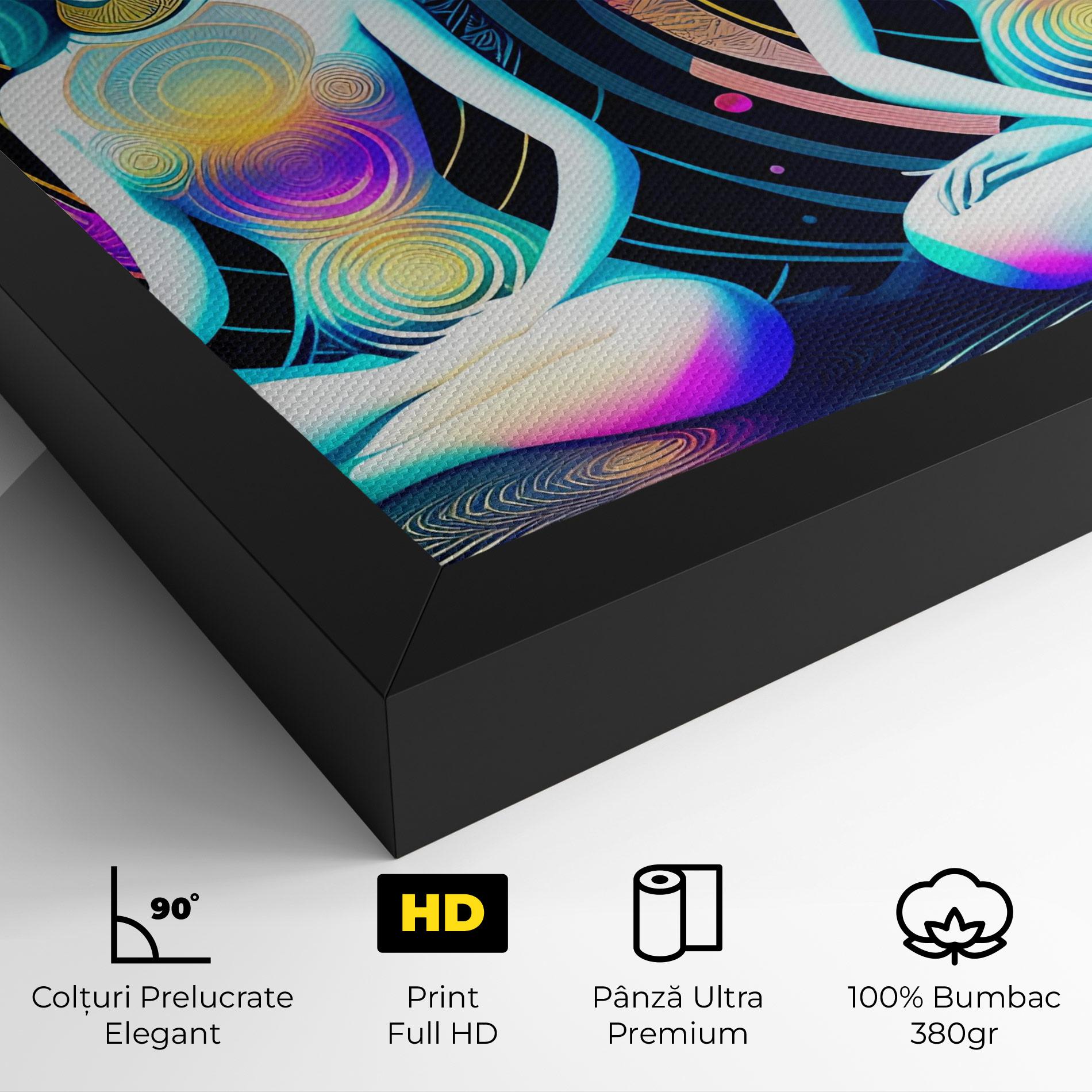 Tablou Canvas Clolorful Illustrations mockup 4