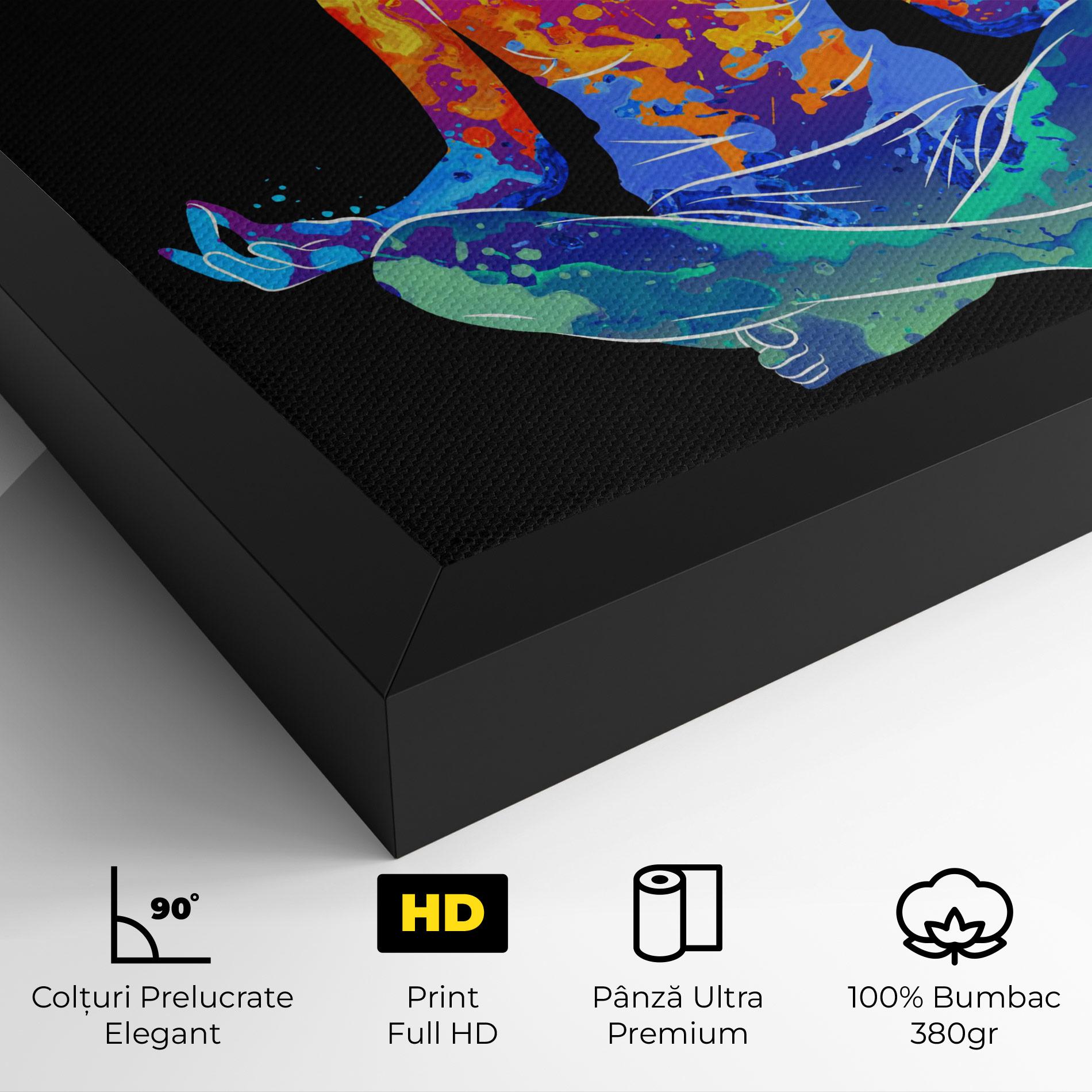 Tablou Canvas Colorful Meditation mockup 4