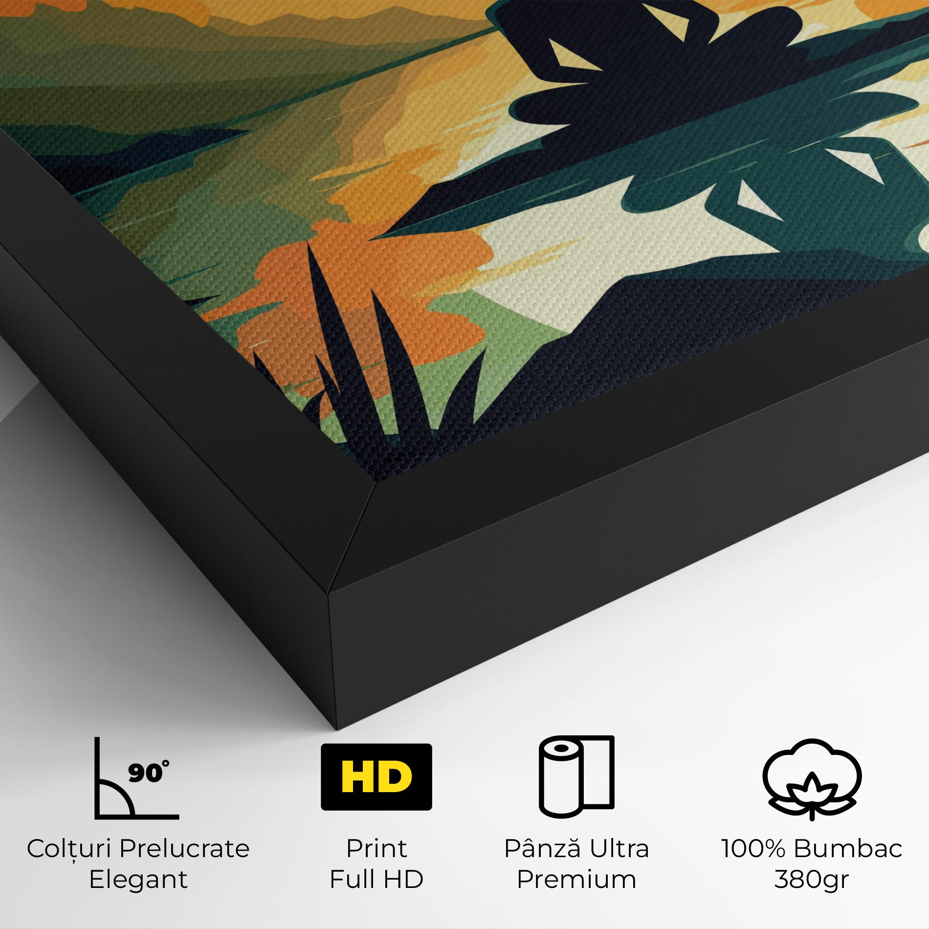 Tablou Canvas Forest Yoga mockup 4