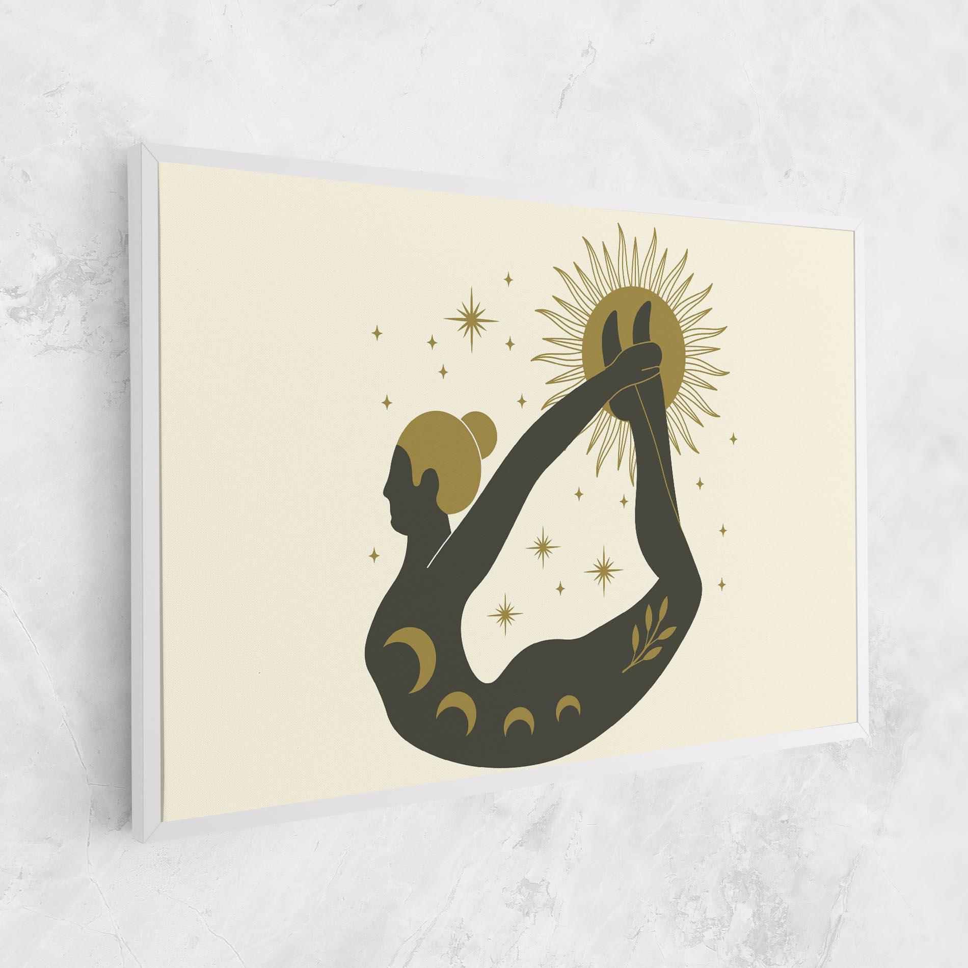 Tablou Canvas Dhanurasana mockup 1