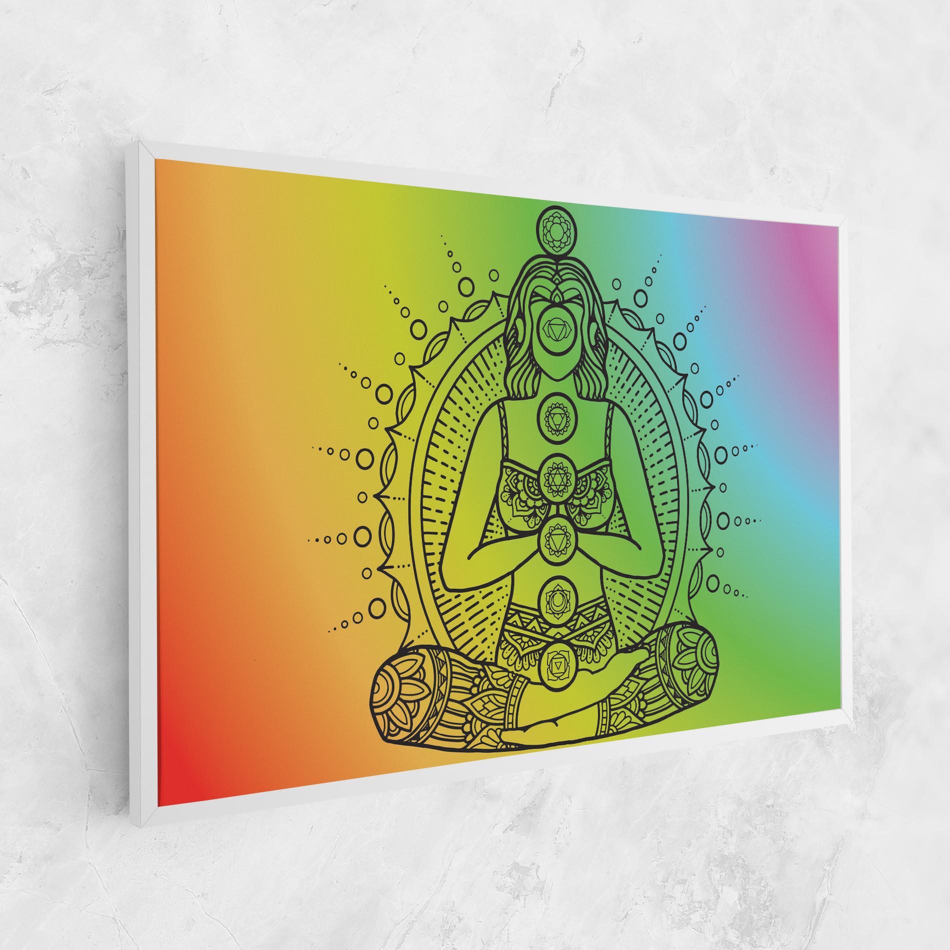 Tablou Canvas Girl Meditation mockup 1