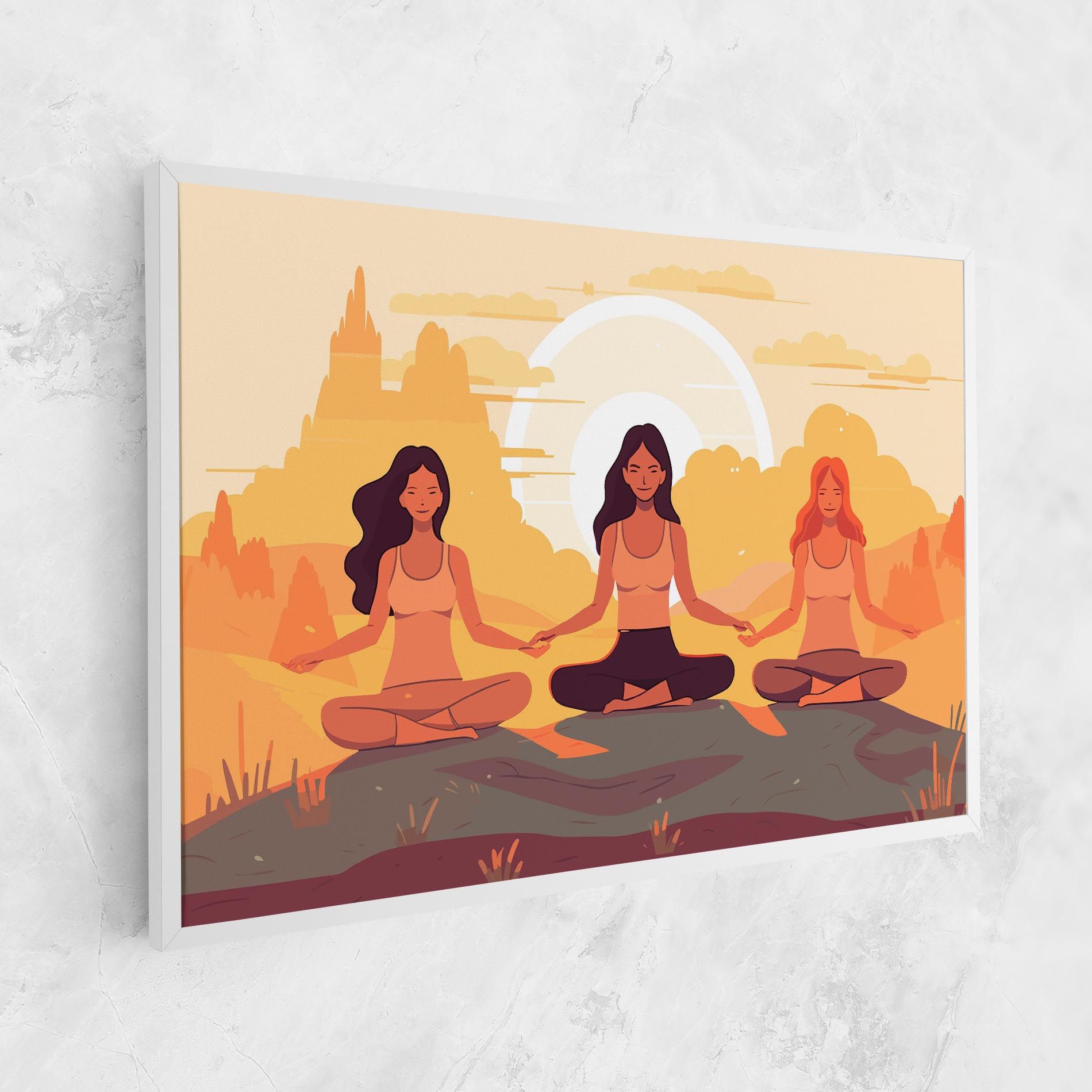 Three Yoga Girls mockup 1