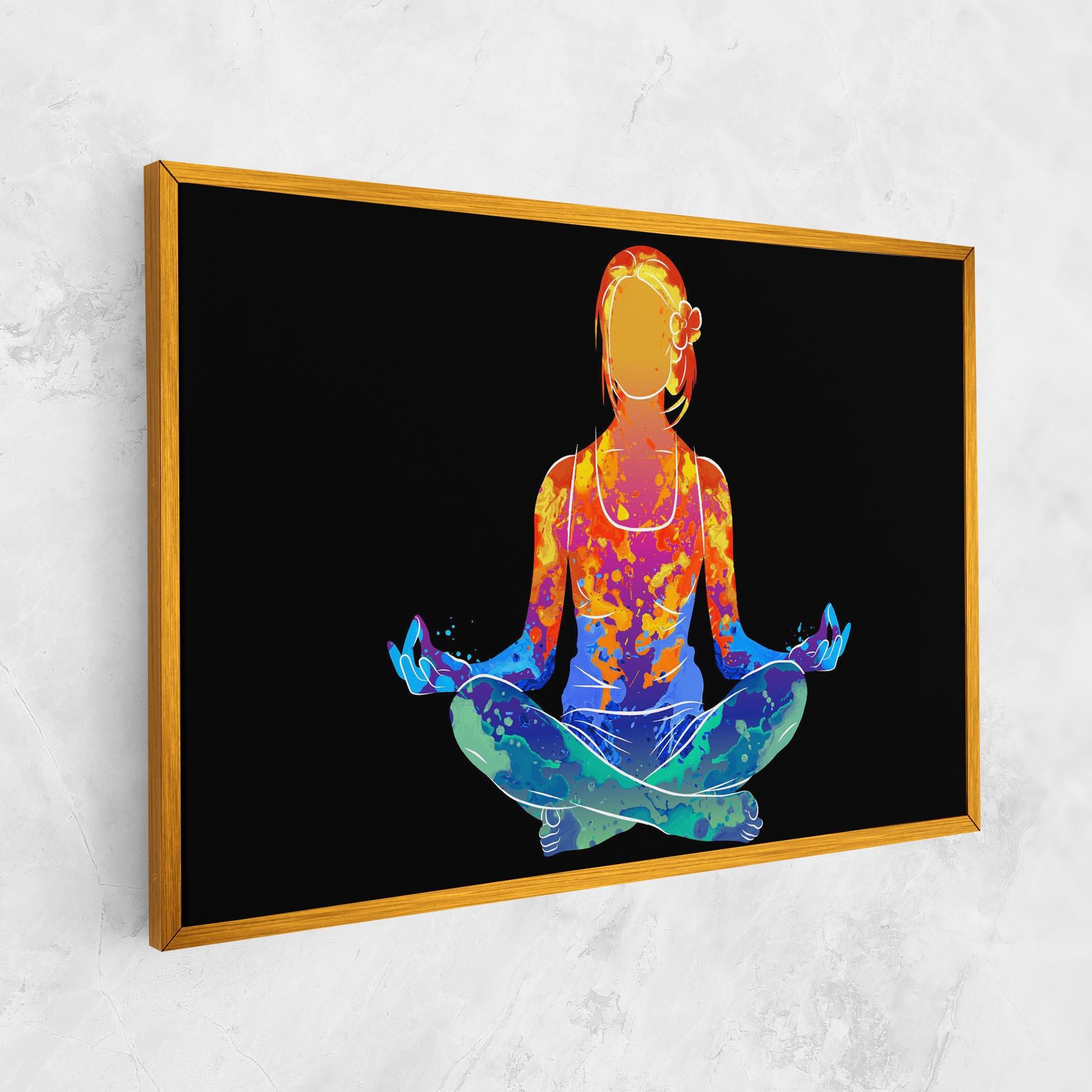 Tablou Canvas Colorful Meditation mockup 1