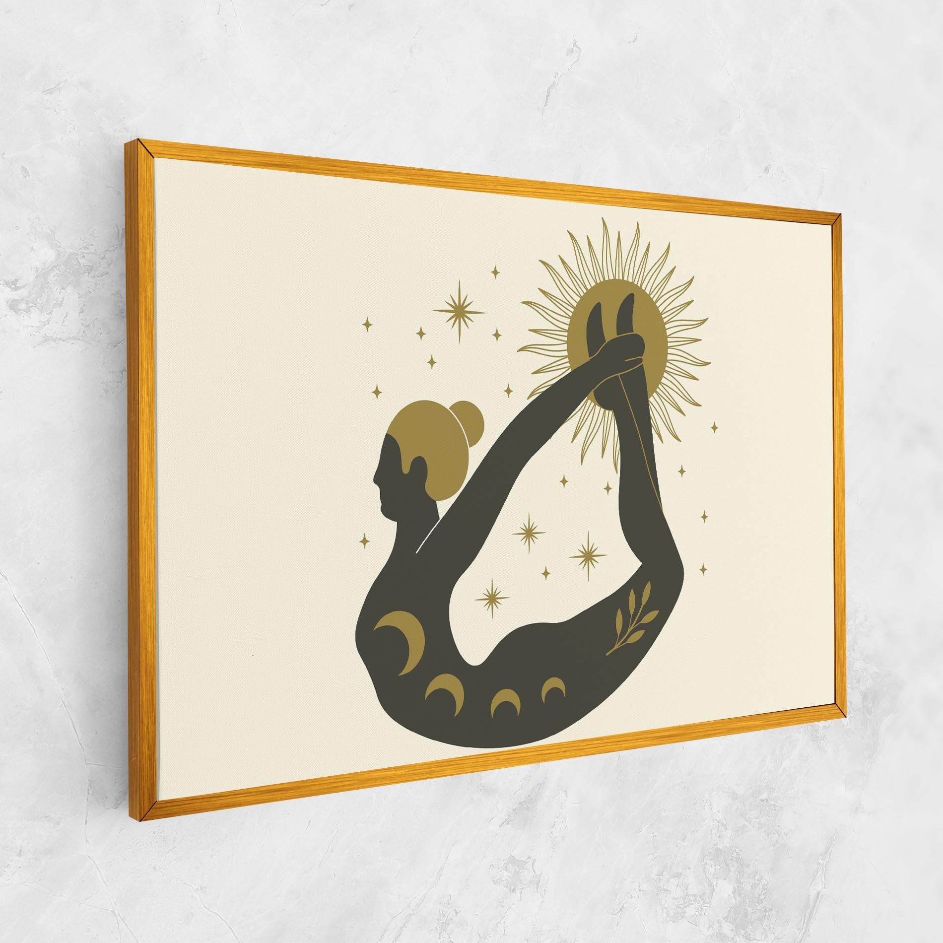 Tablou Canvas Dhanurasana mockup 1