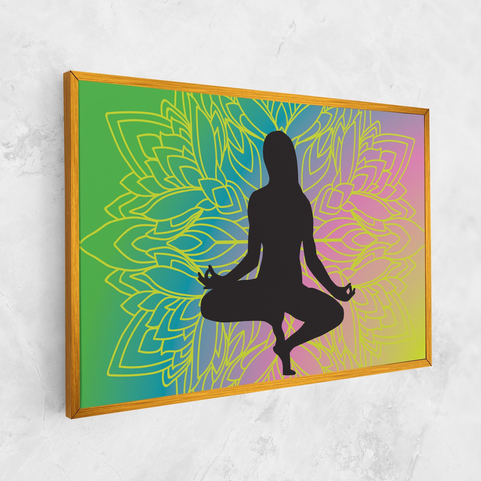 Tablou Canvas Peace Yoga 01 mockup 1