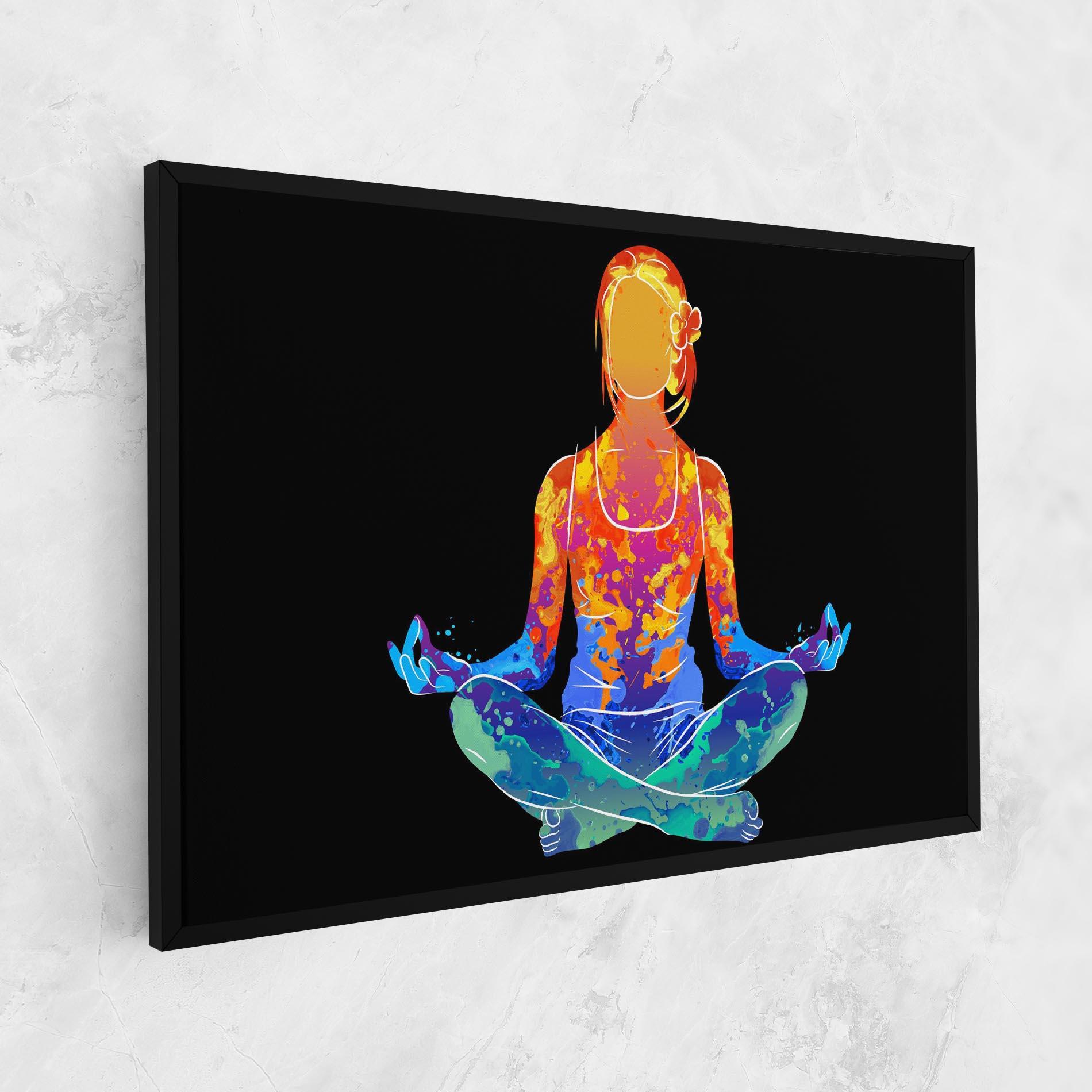 Tablou Canvas Colorful Meditation mockup 1