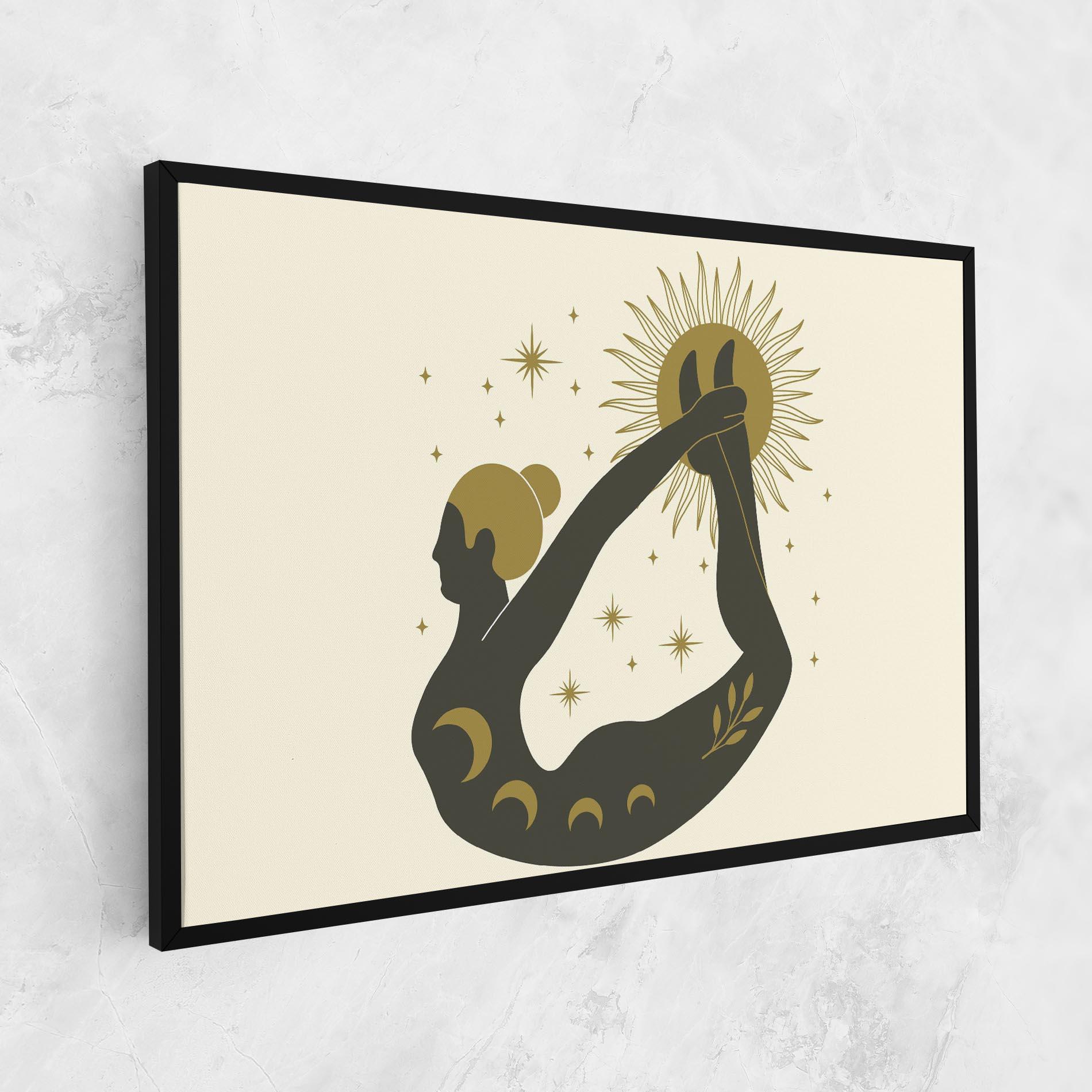 Tablou Canvas Dhanurasana mockup 1