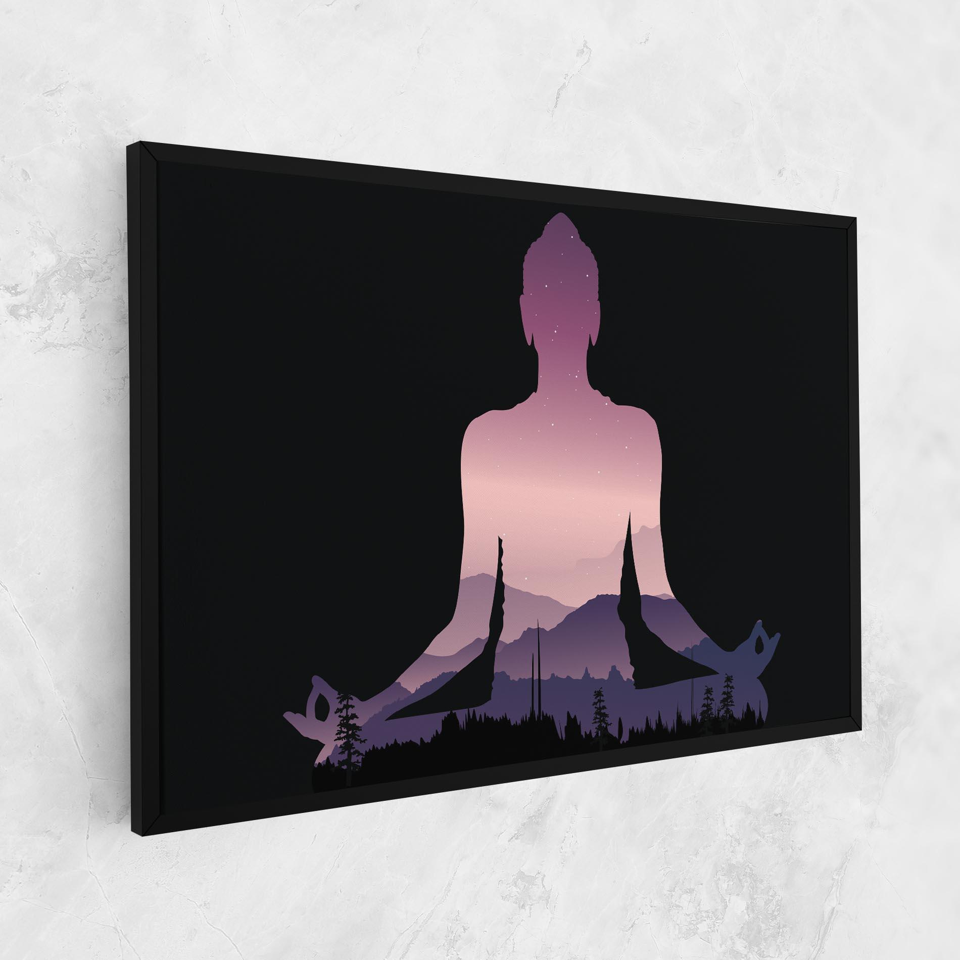Tablou Canvas Forest Star Yoga mockup 1