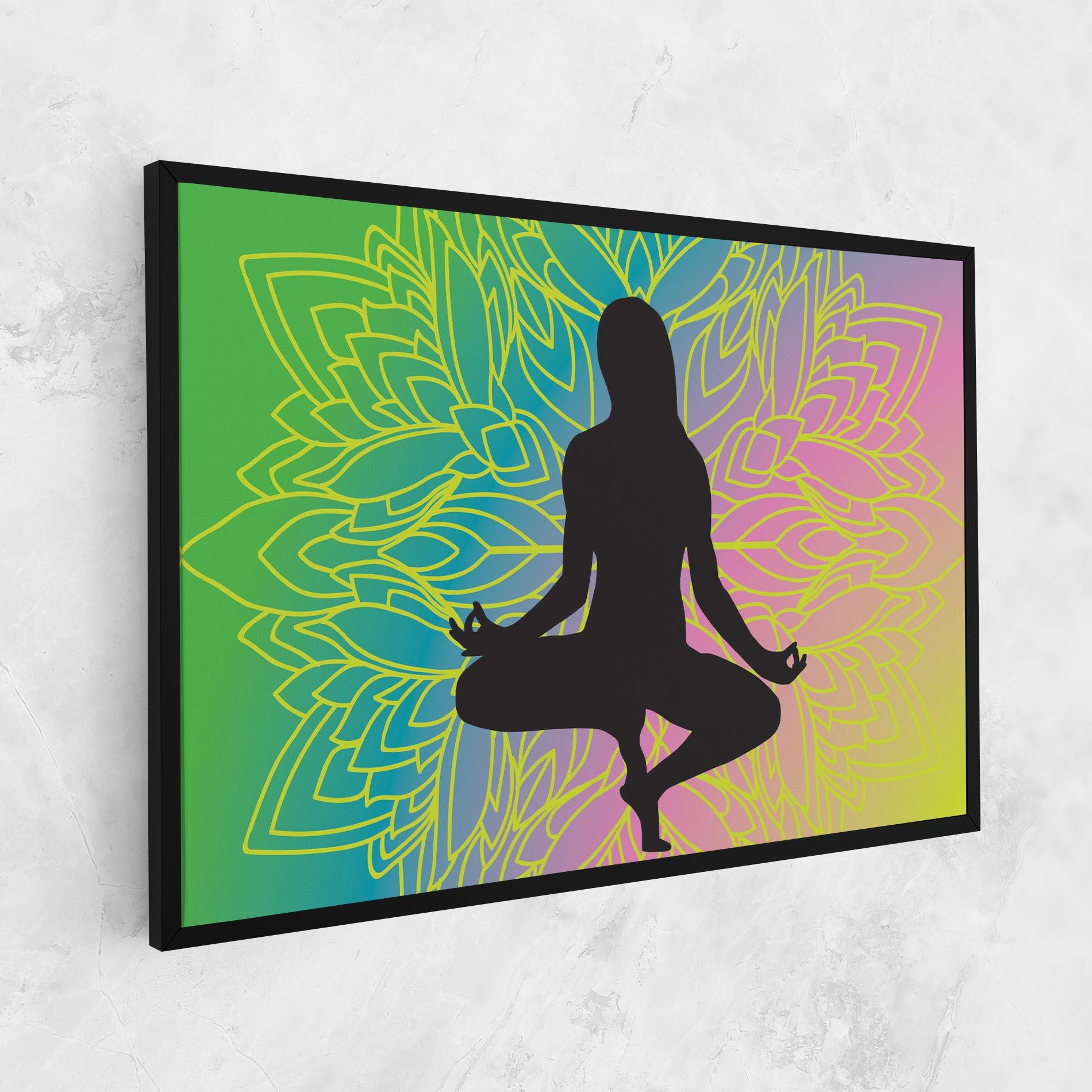 Tablou Canvas Peace Yoga 01 mockup 1